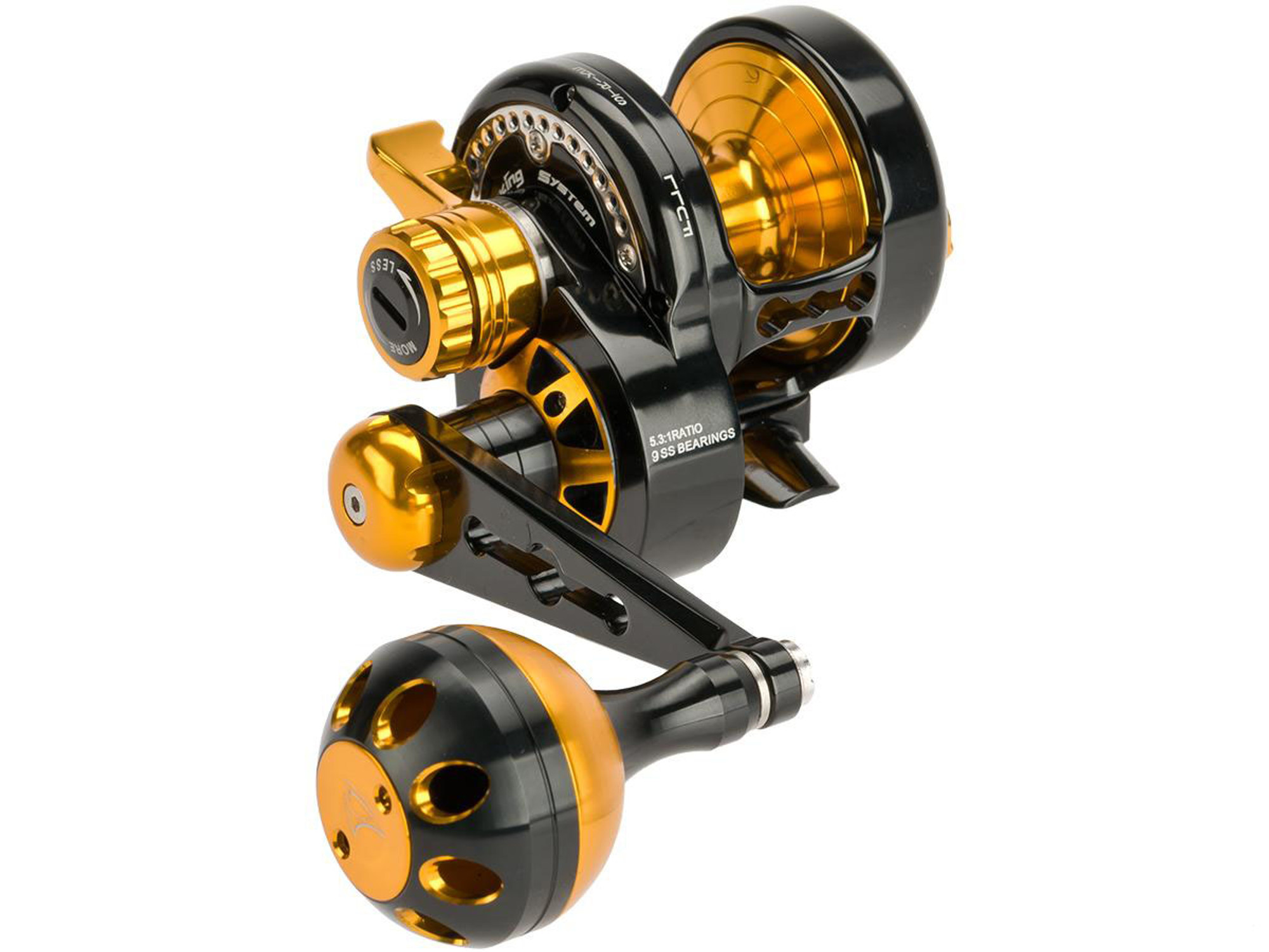 Jigging Master Power Spell Fishing Reel - Black / Gold (Size: PE2) - Hero  Outdoors