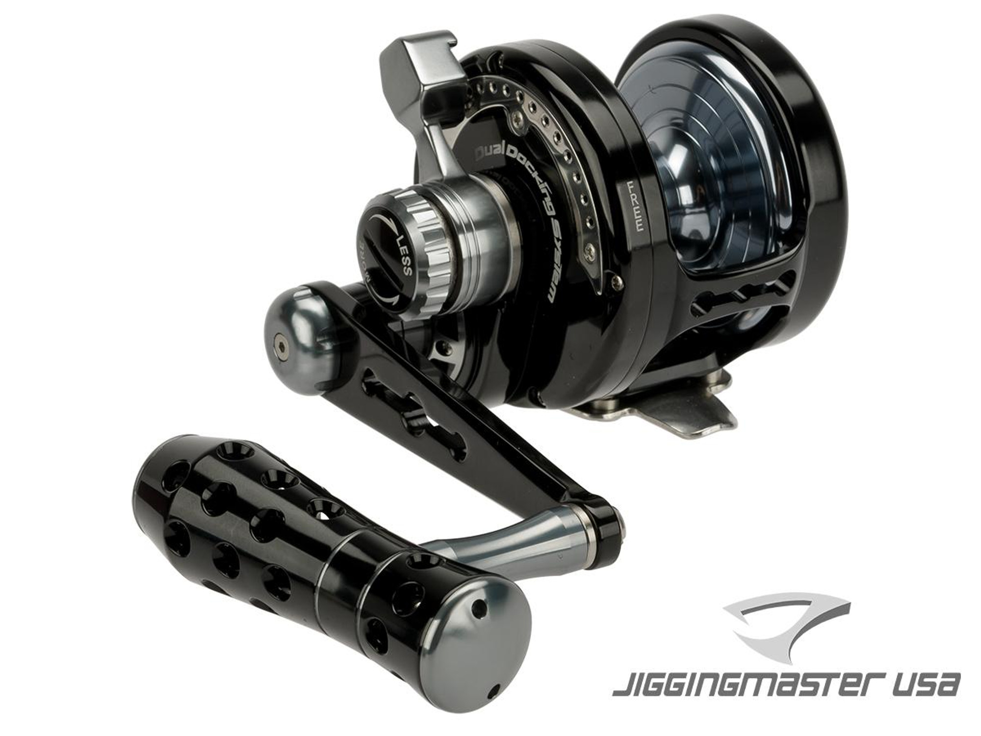 Jigging Master Power Spell Fishing Reel - Black / Gray (Size: PE5 Left Hand)  - Hero Outdoors