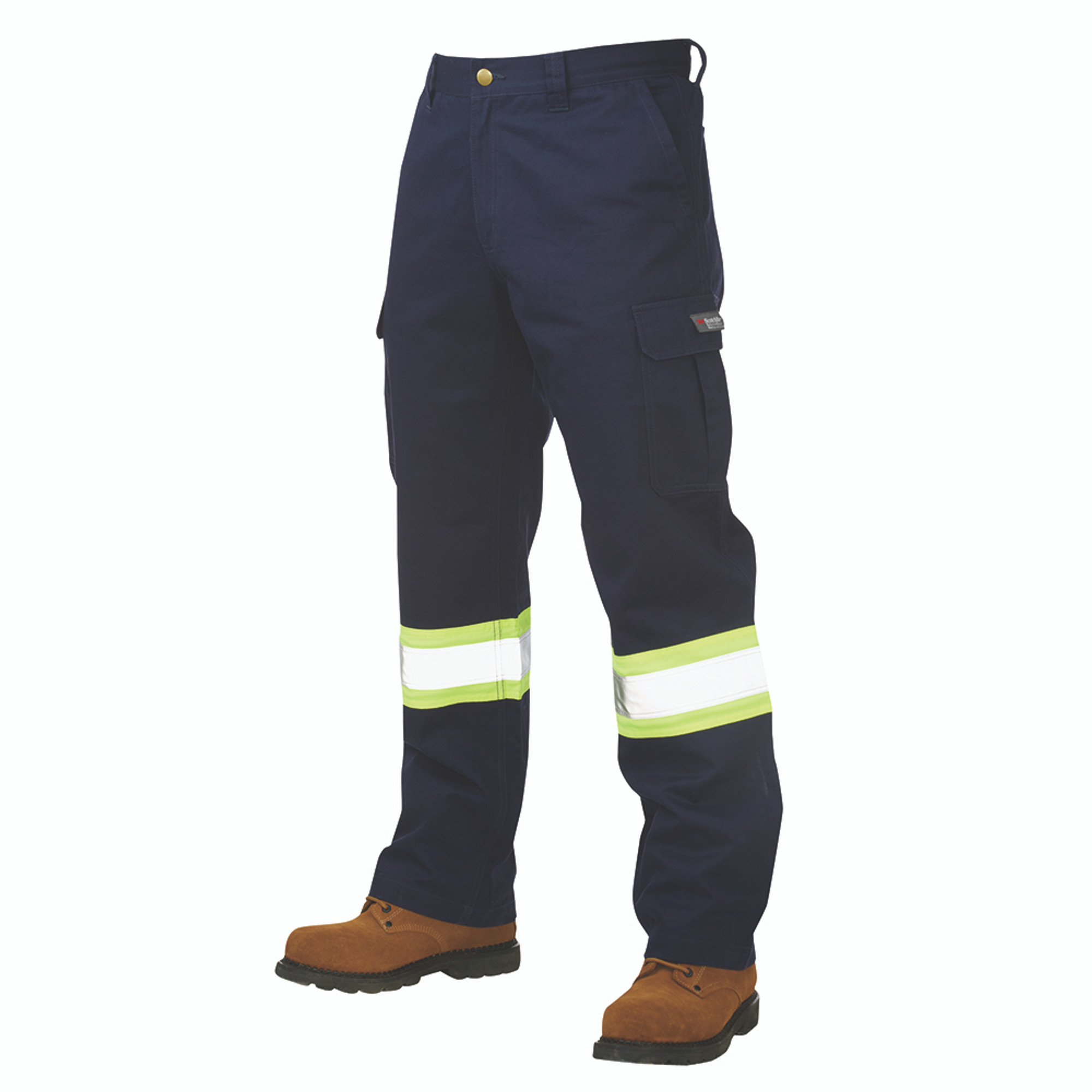 Work King Safety Work Pant - Navy - 2 Pack