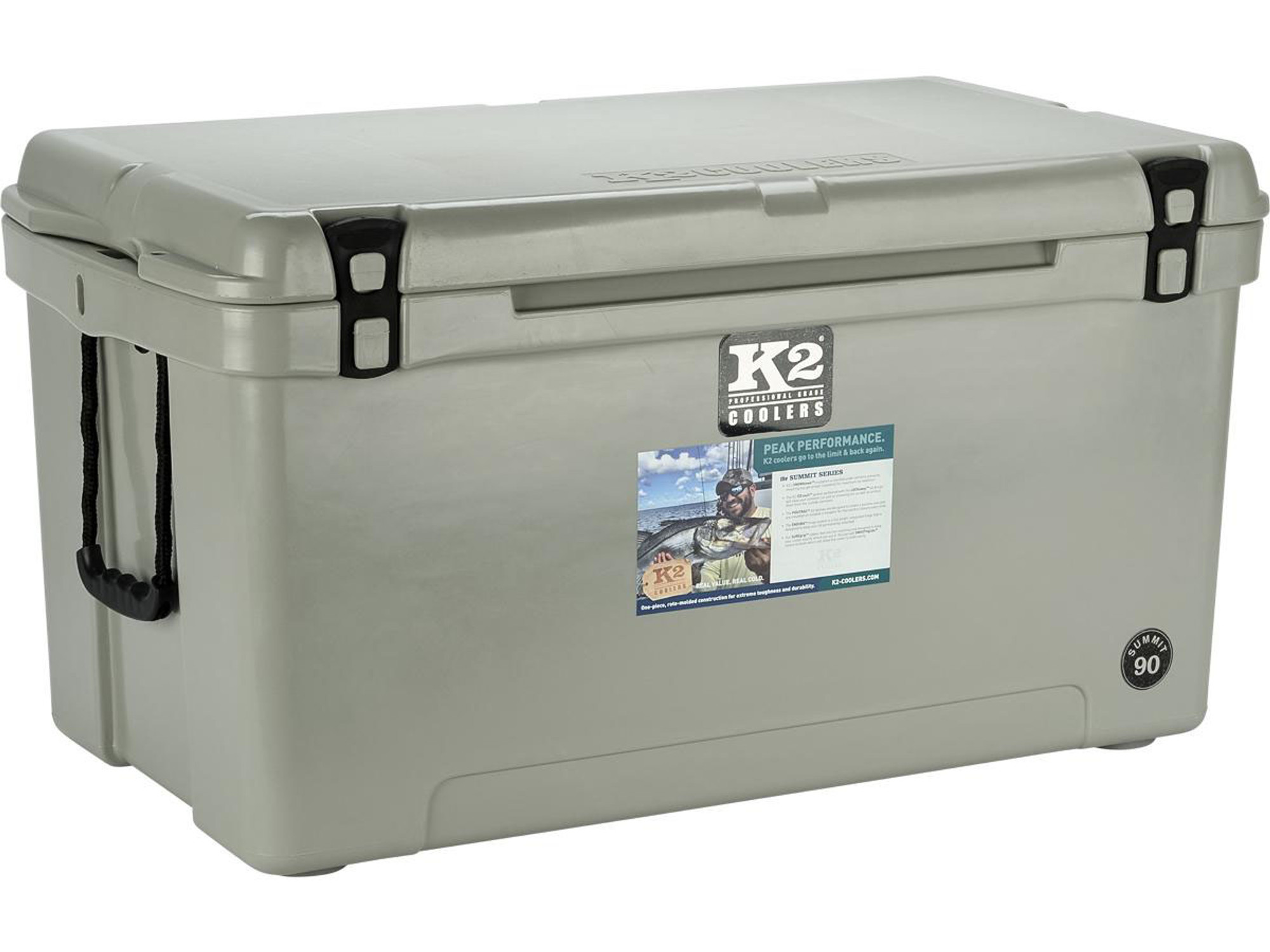 K2 Coolers Summit 90 Ice Chest (Color: Steel Grey)