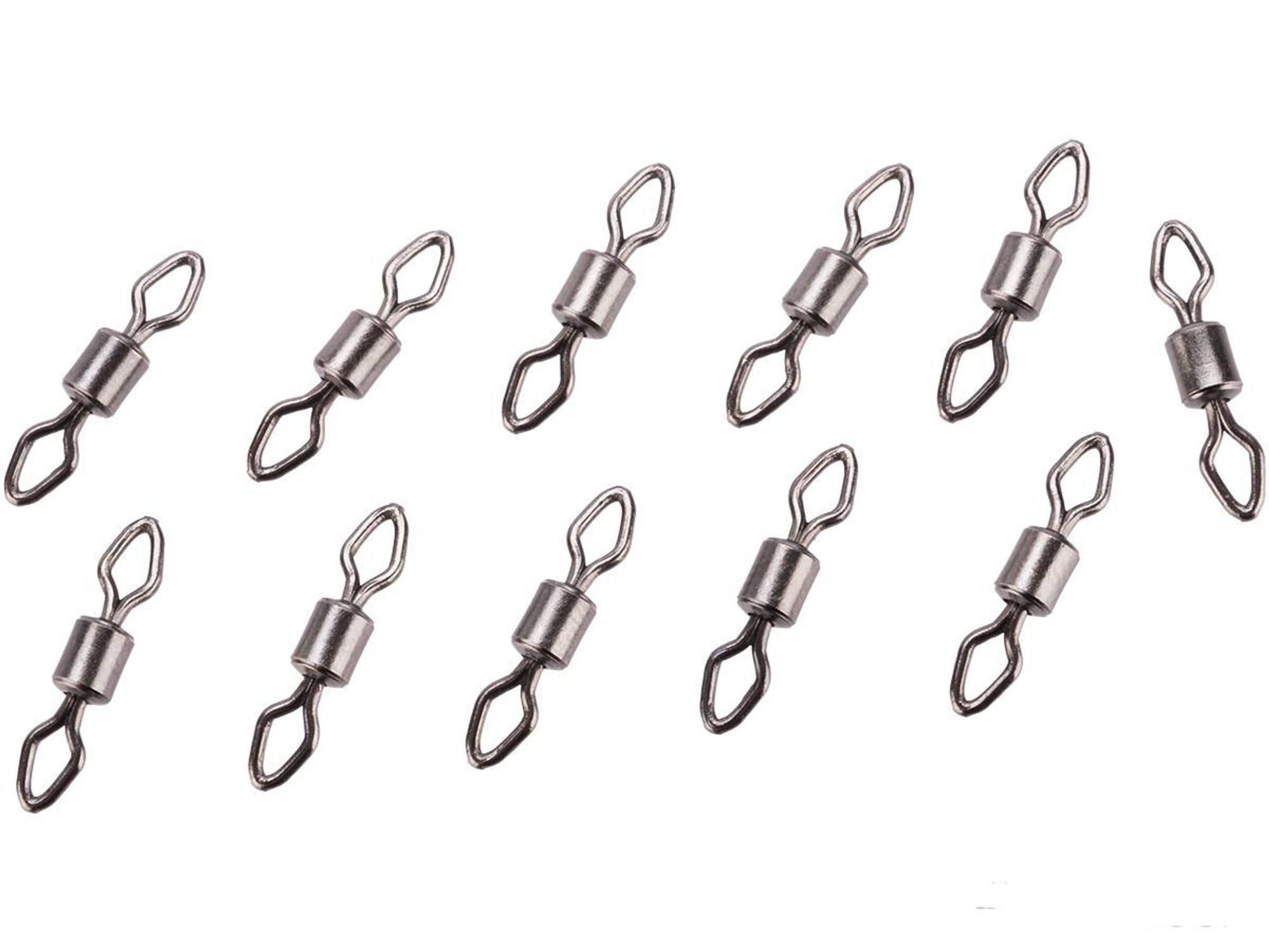 Mustad Rolling Swivel with Diamond Eye (Size: 9 / Set of 11)