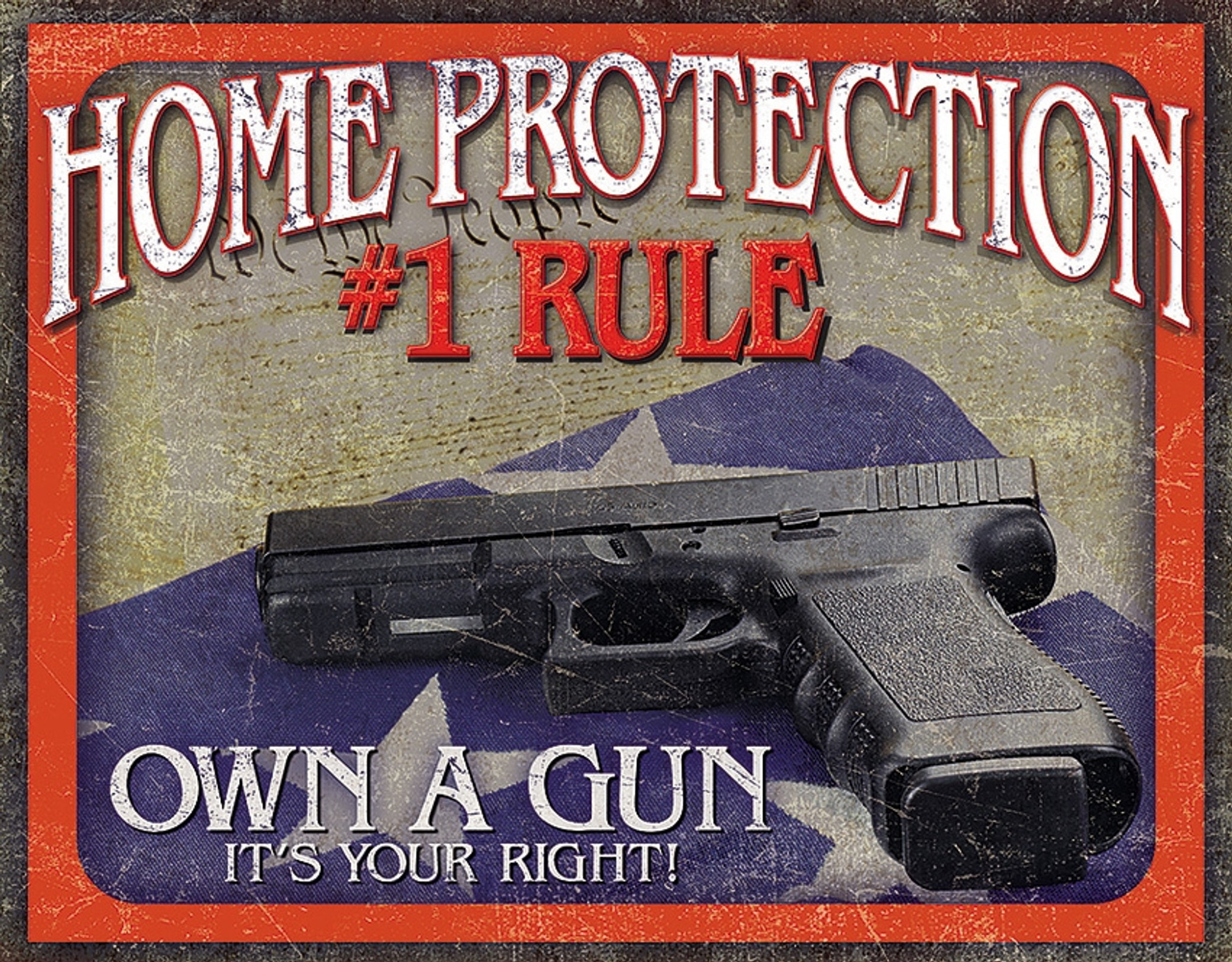 Tin Signs Home Protection