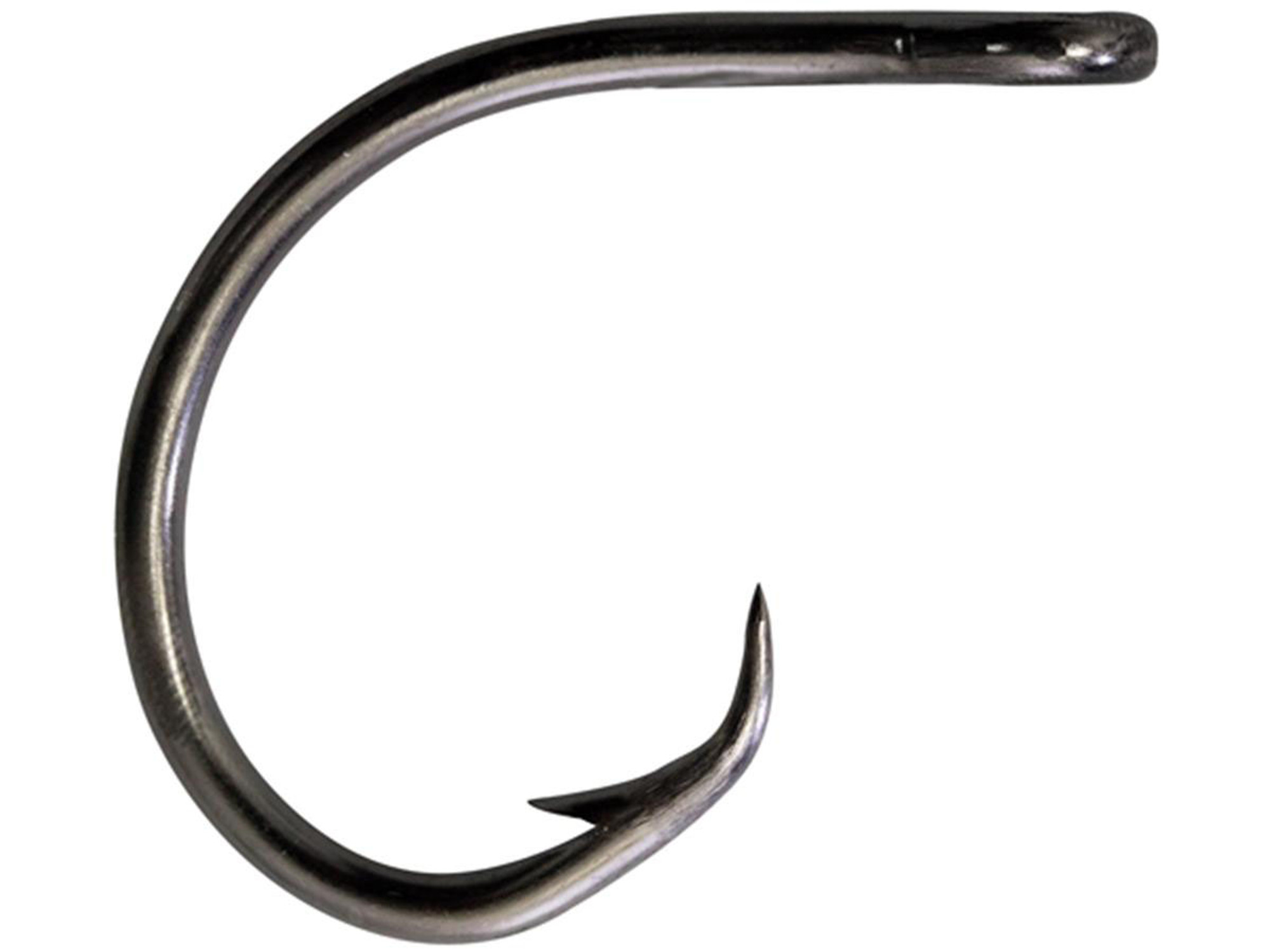 Mustad Demon Offset Circle 3X Strong Hook - Black Nickel (Size: 1/0 Set of 10)