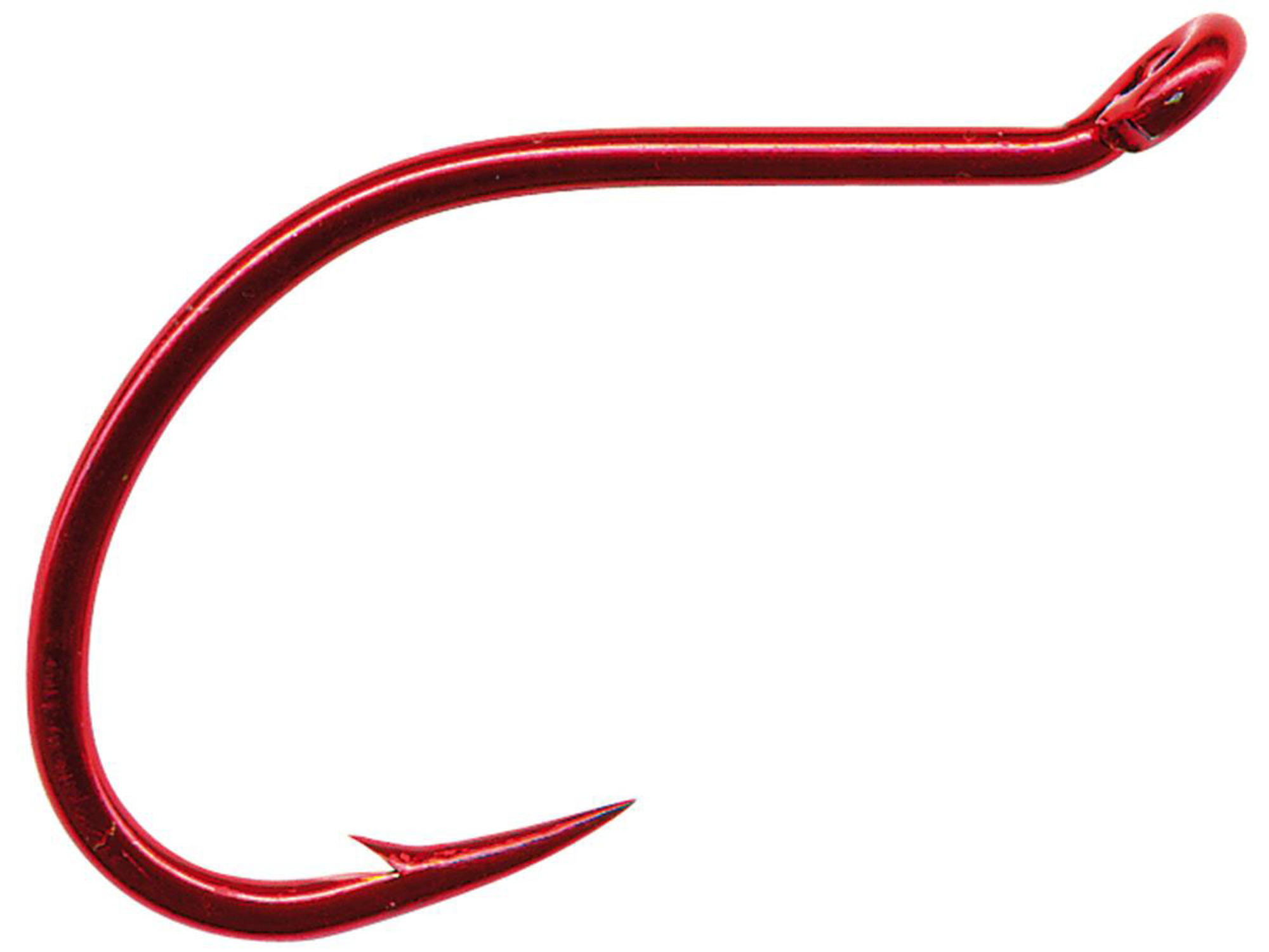 Mustad Drop Shot Live Bait Hook - Red (Size: 2 Set of 6)