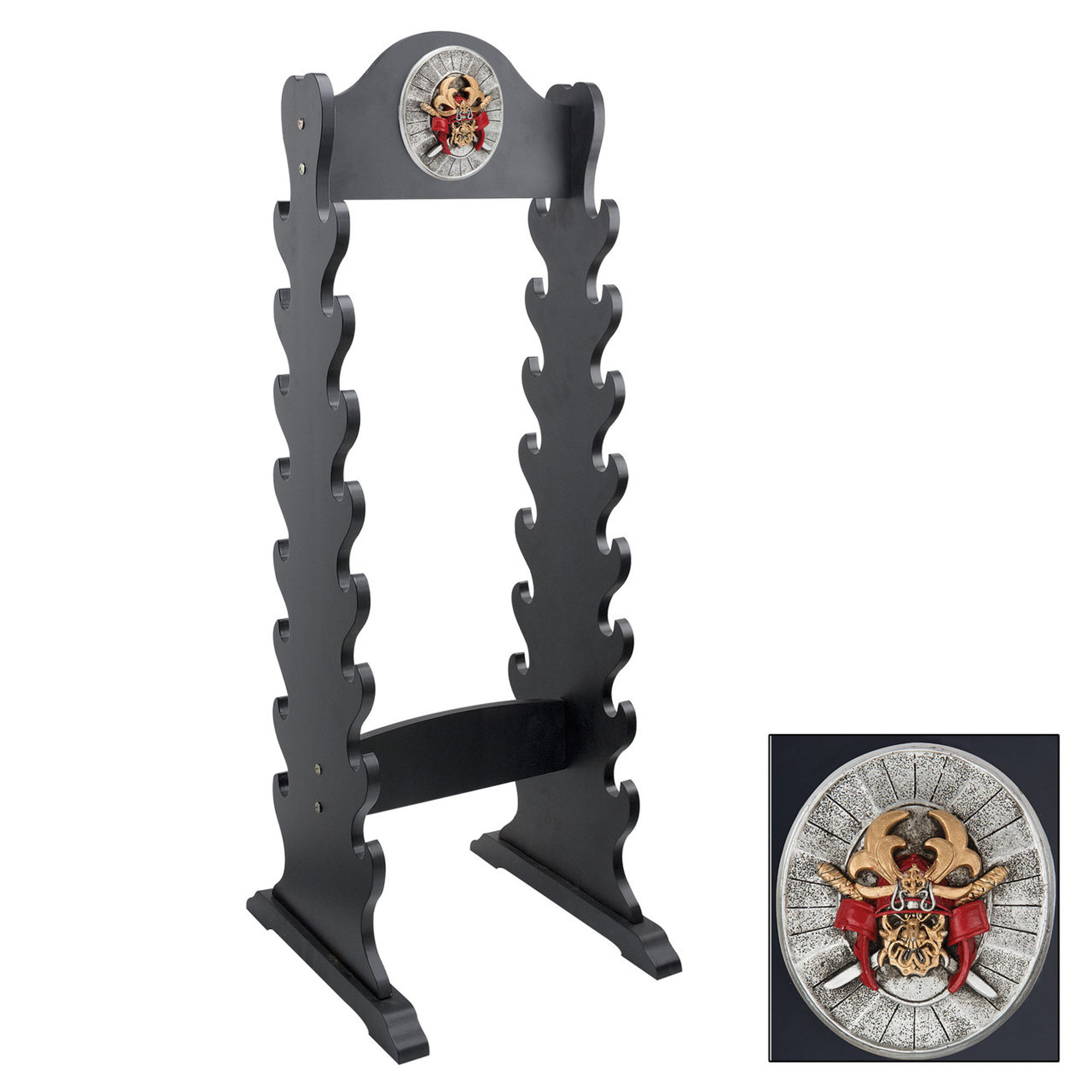 Sword Stand With Medallion – 16 Swords