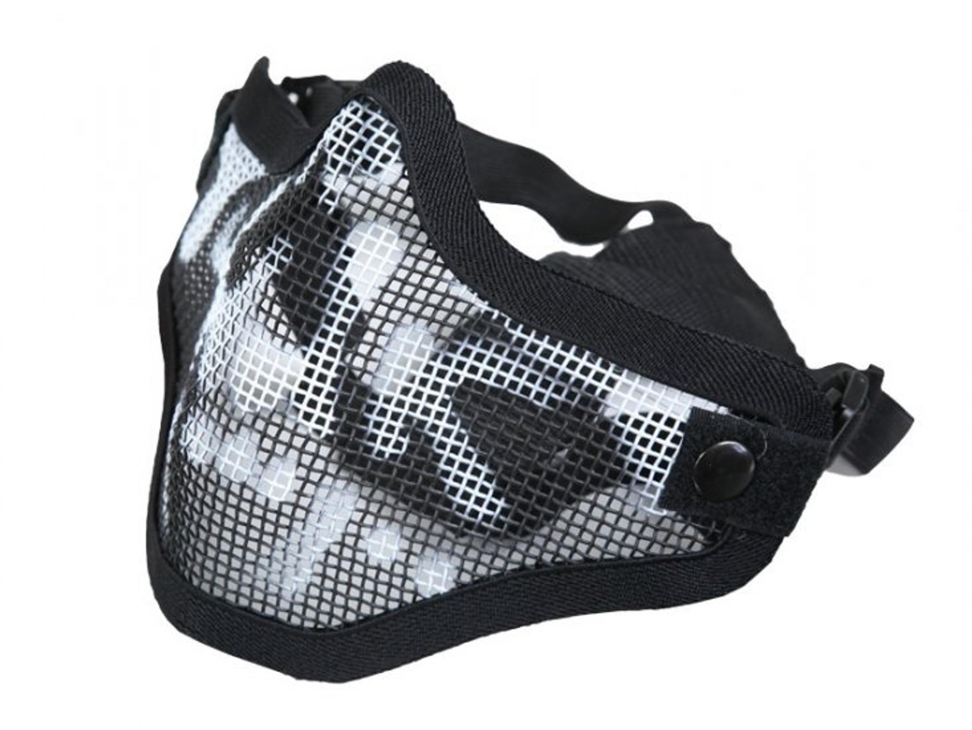 Bravo Tac Gear Strike Steel Half Face Mask - Skull