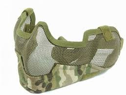 BRAVO Tac Gear V2 Strike Metal Mesh Mask - Multicam