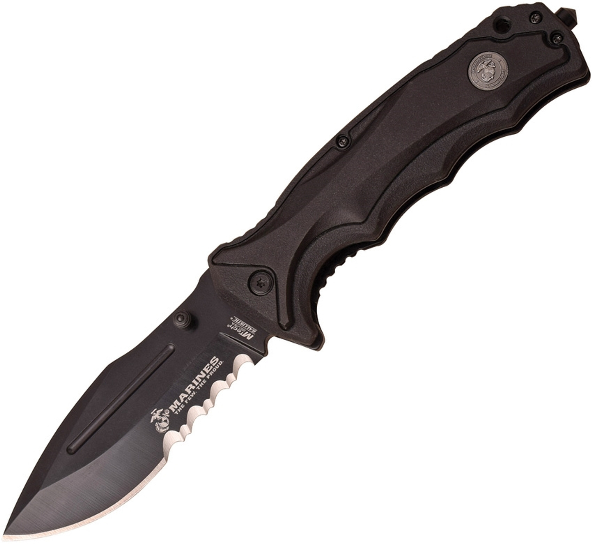 USMC Linerlock A/O Black USMA1057BK