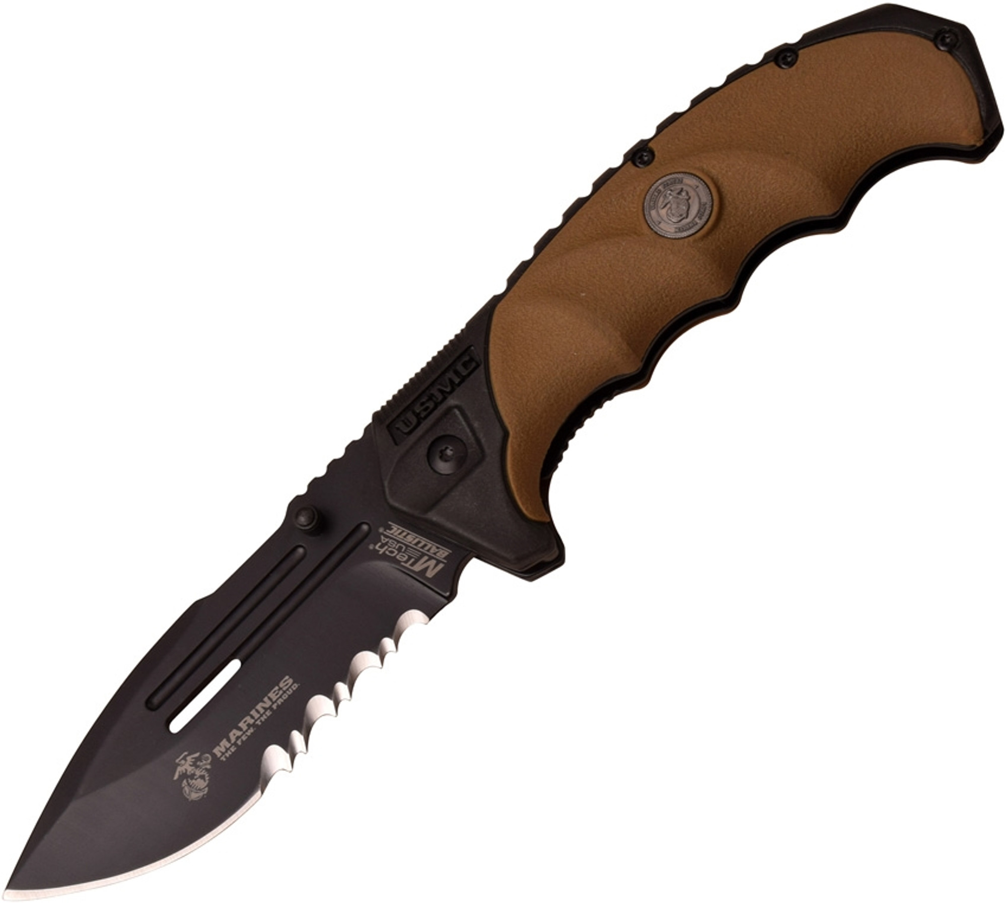 USMC Linerlock A/O Tan USMA1053TN