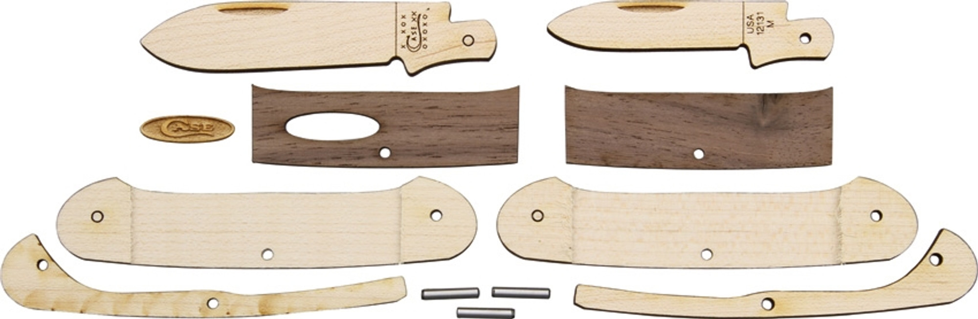 Wooden Knife Kit Canoe