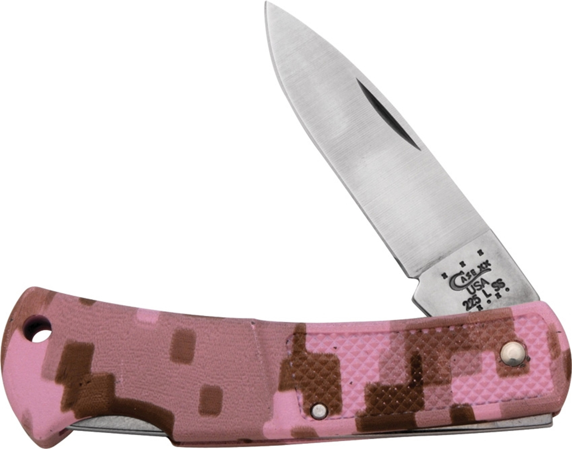 Lockback Pink Camo