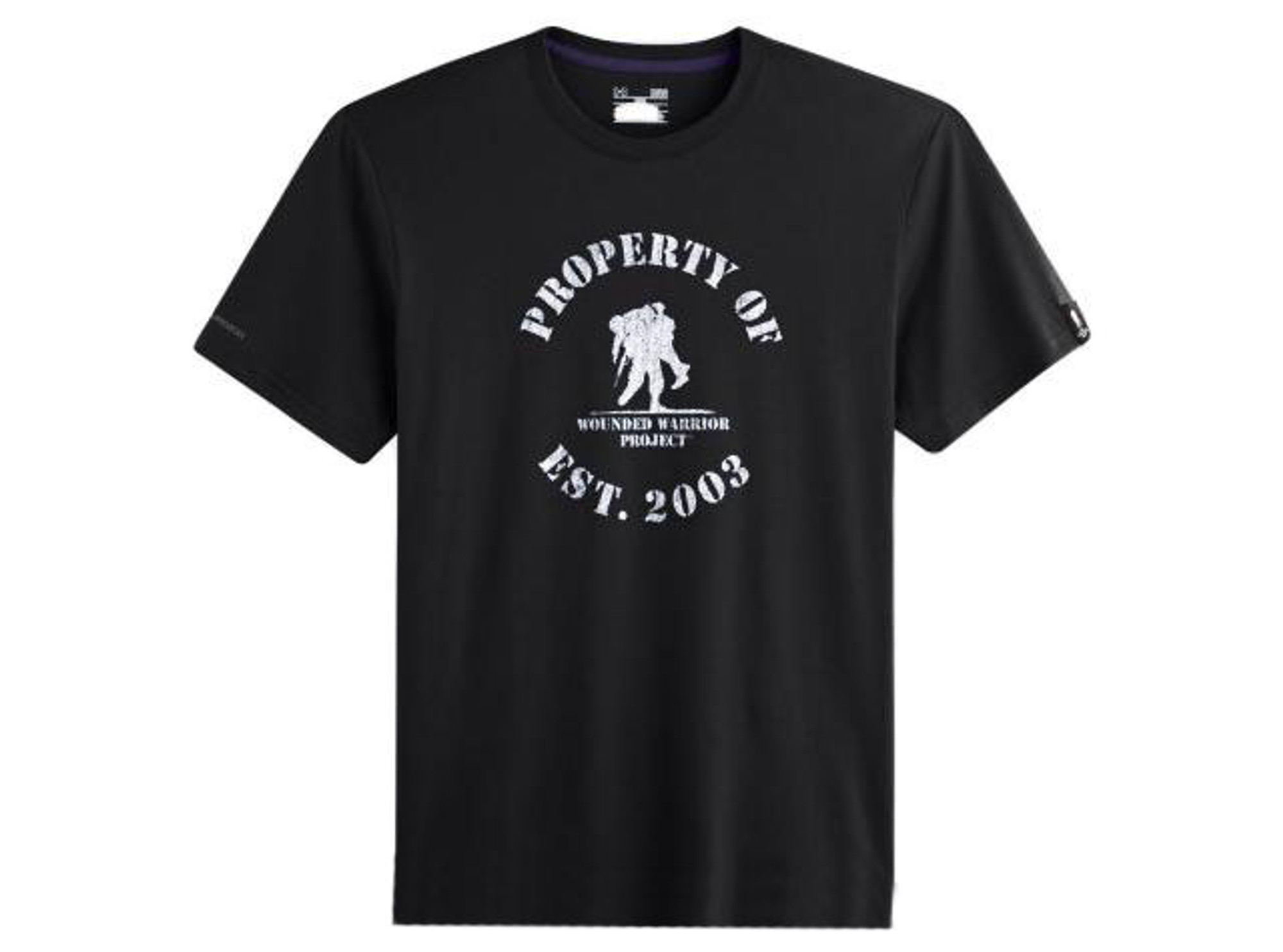 Under Armour Men's UA WWP "Property Of" Short Sleeve T-Shirt - Black (Medium)