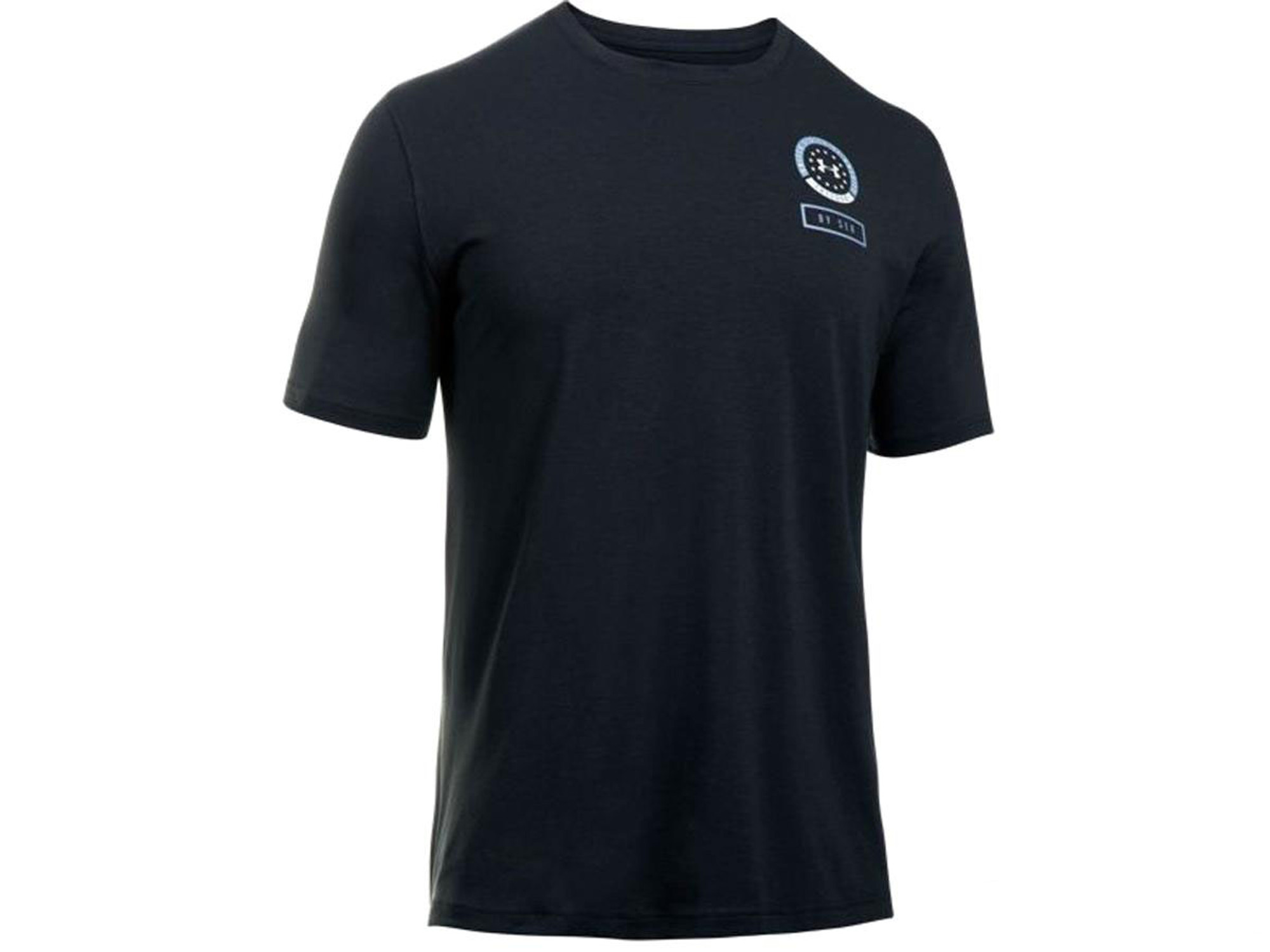 Under Armour UA Freedom By Sea Graphic Short Sleeve Tee (Color: Black - Small)