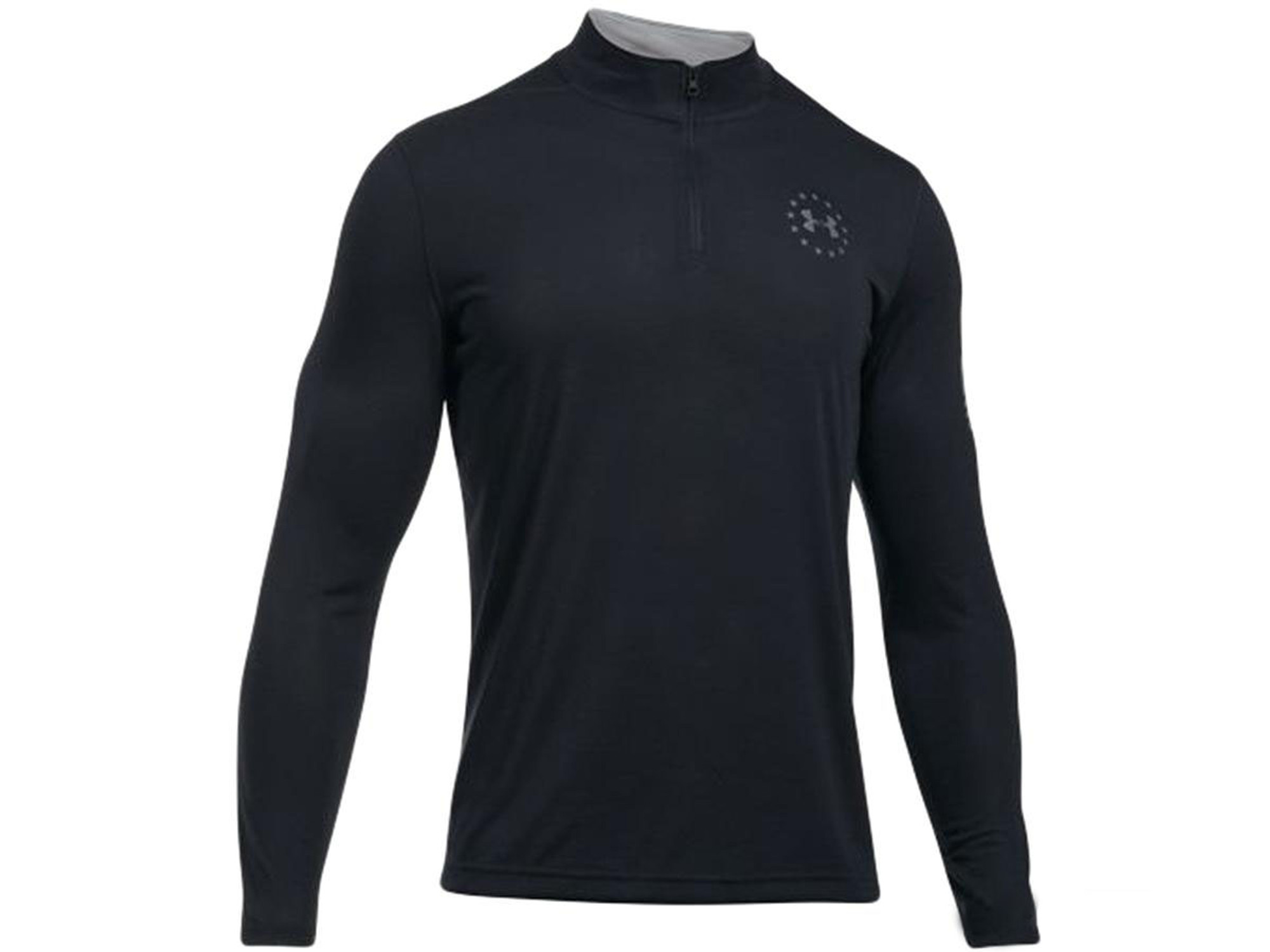 Under Armour UA Threadborne 1/4 Zip Long Sleep (Color: Black / Small)