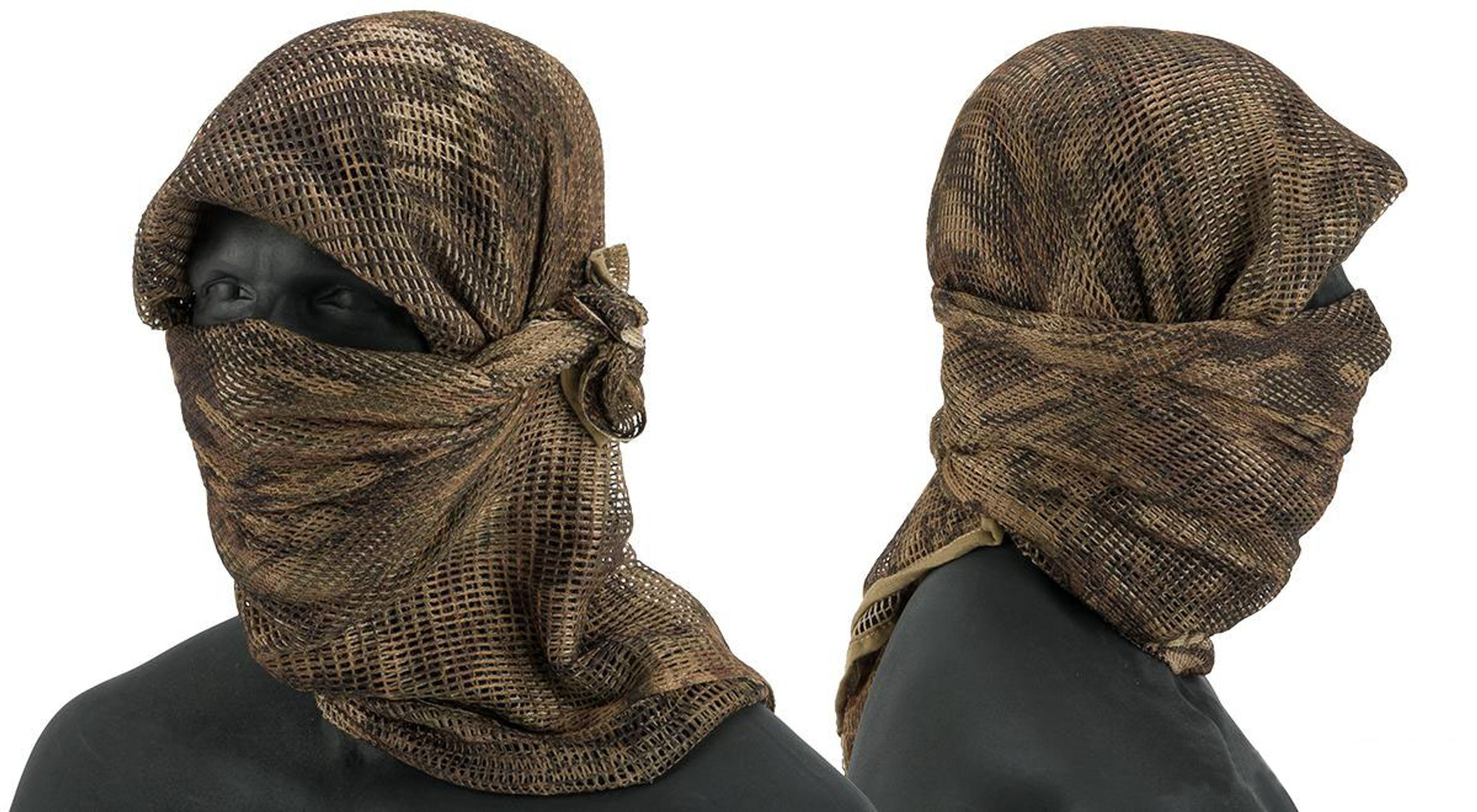 Black Owl Gear / Phantom Gear Perforated Sniper Veil (Color: Desert Python)