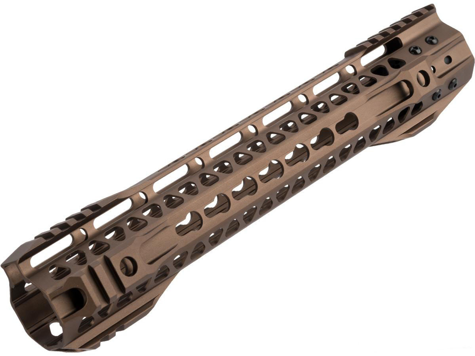 G&P MOTS II Keymod Handguard w/ Rails for M4 / M16 Series Airsoft AEG Rifles (Type: Standard 12.5" / Sand)