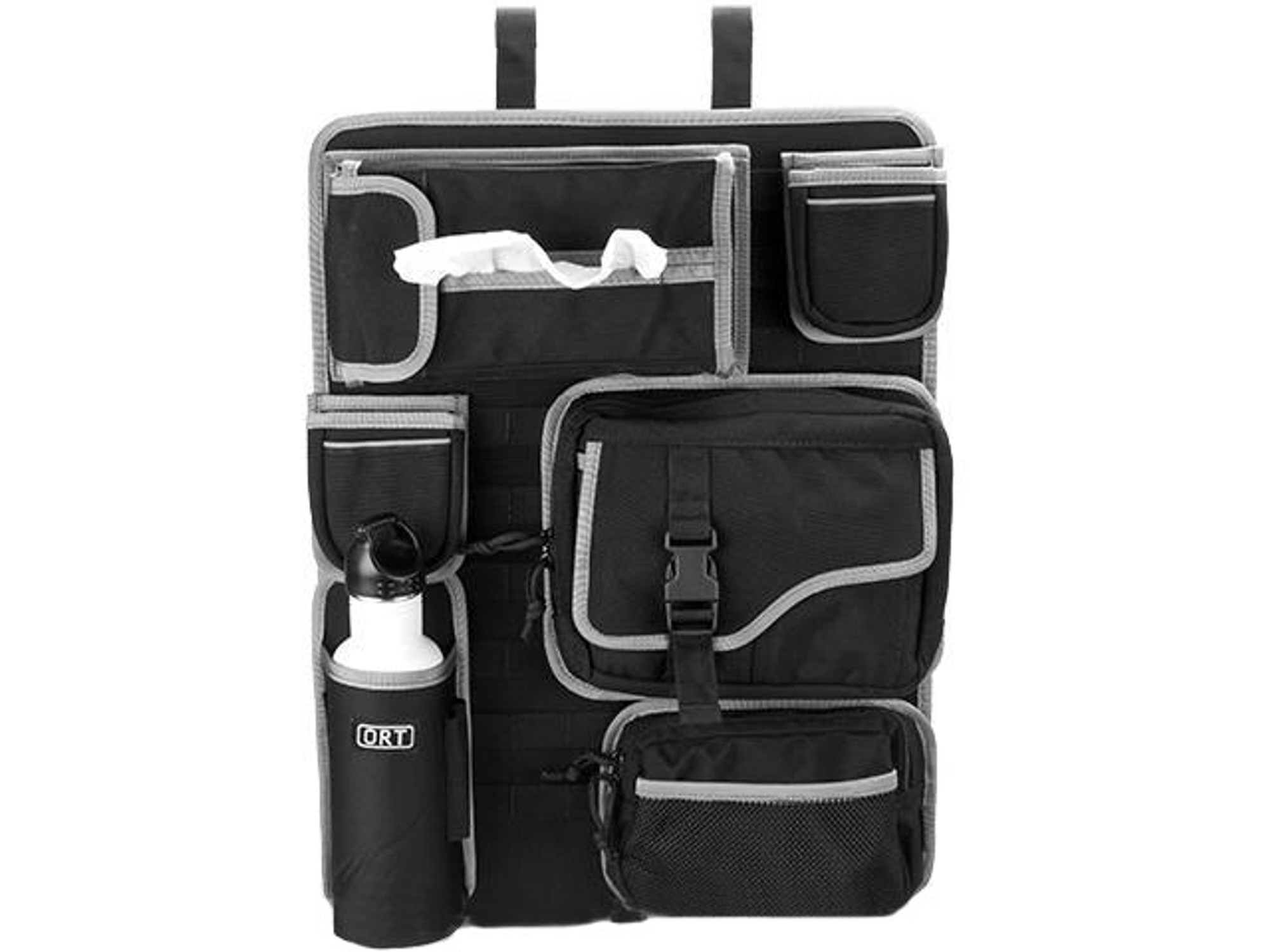 ORT 4x4 by G&P Tactical Seat-Back MOLLE Organizer Cover - Black