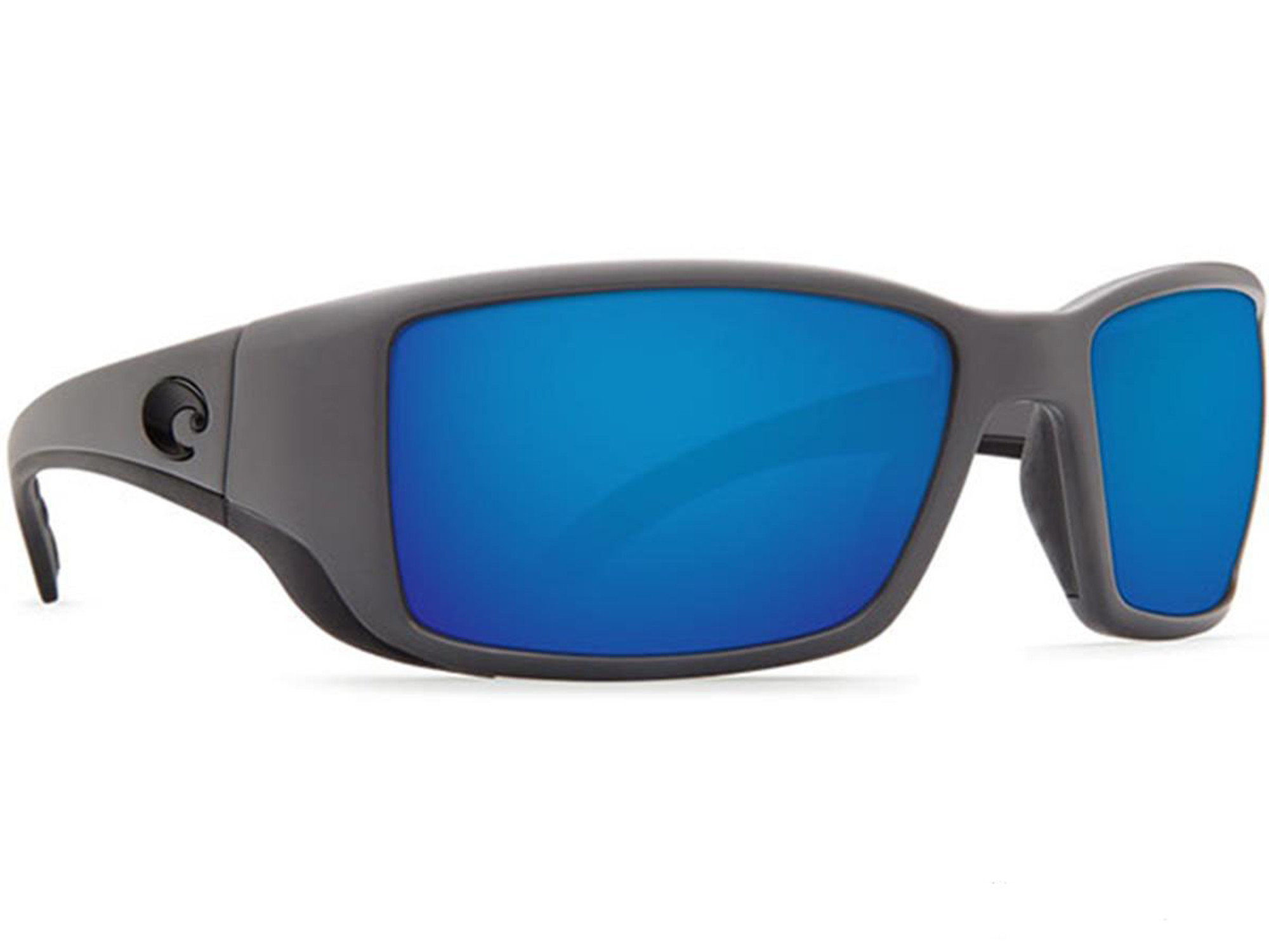 Costa Del Mar - Blackfin Polarized Sunglasses - Matte Bray / 580p Blue Mirror