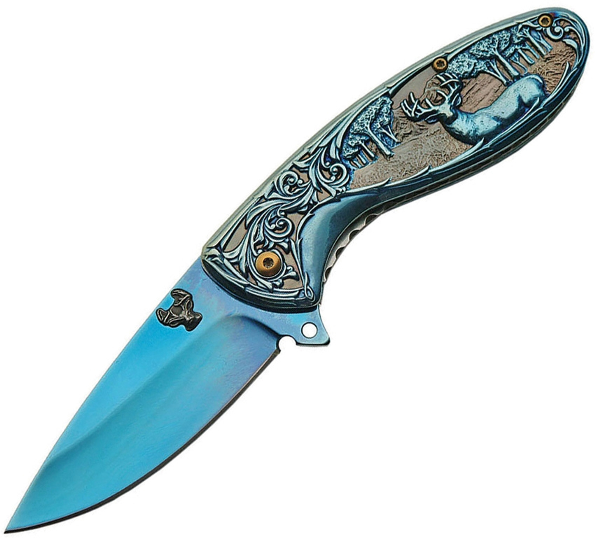 Deer Linerlock Blue A/O