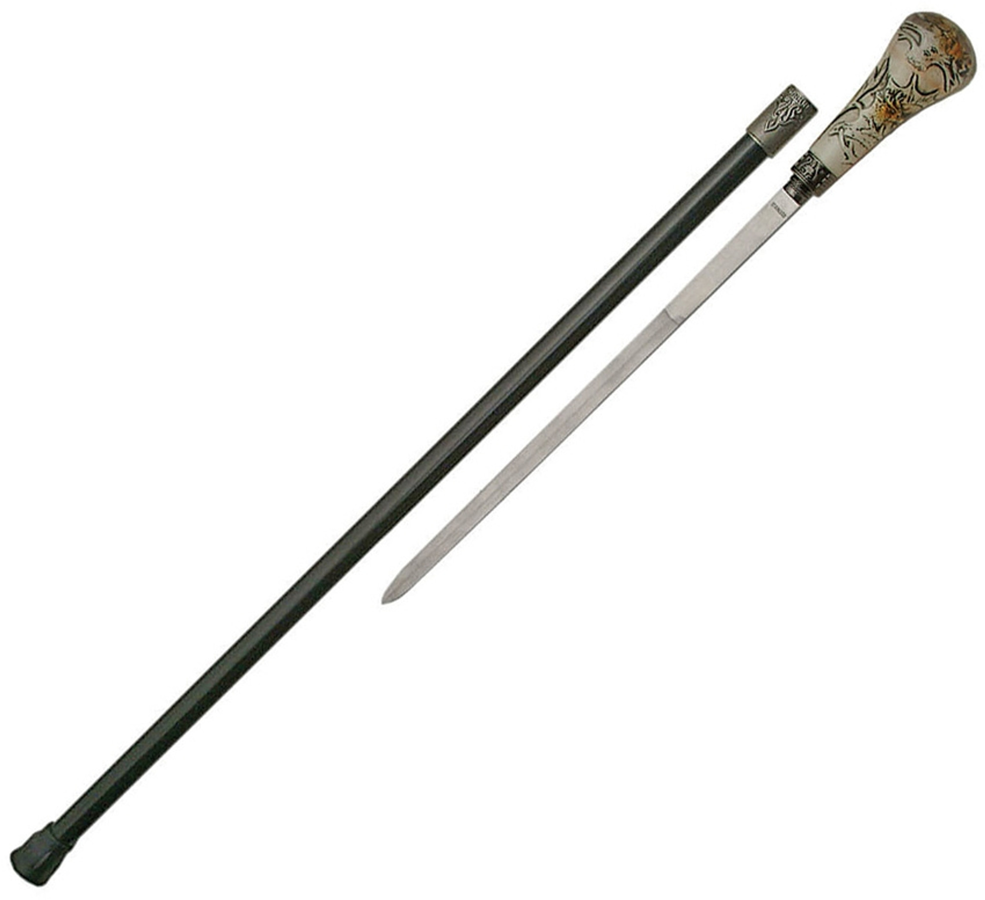 Twin Deer Sword Cane