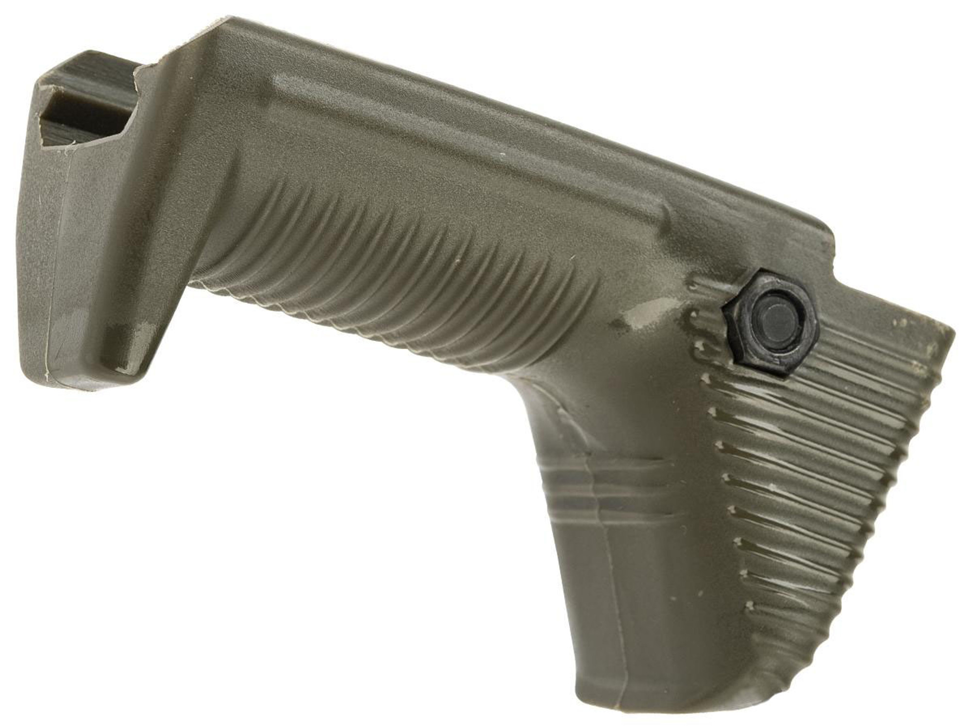 APS Dynamic Hand Stop Polymer Angled Airsoft Foregrip (Color: OD Green)
