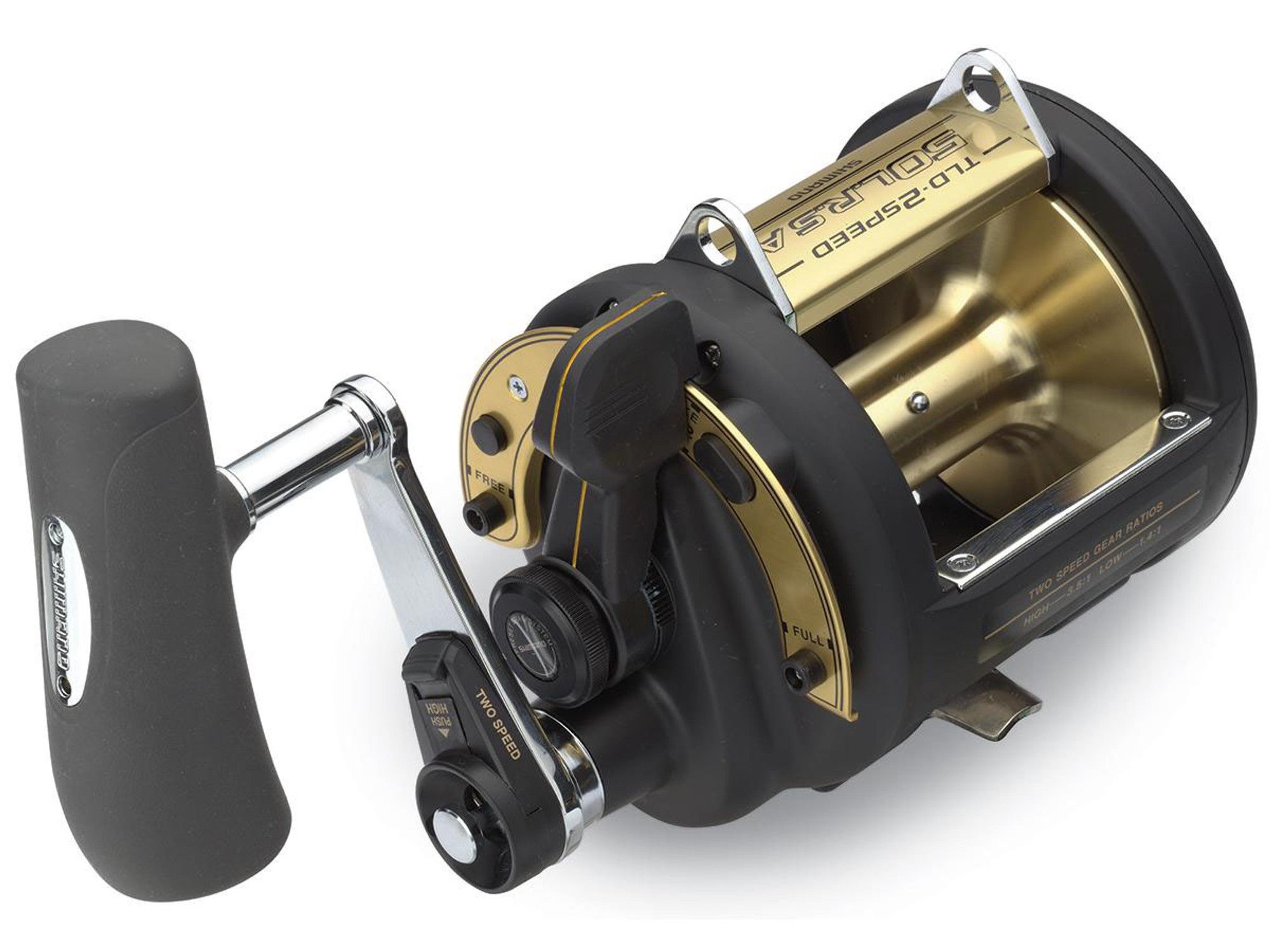 Shimano "TLD II" 2-Speed Saltwater Lever Drag Fishing Reel (Model: 50IIA)