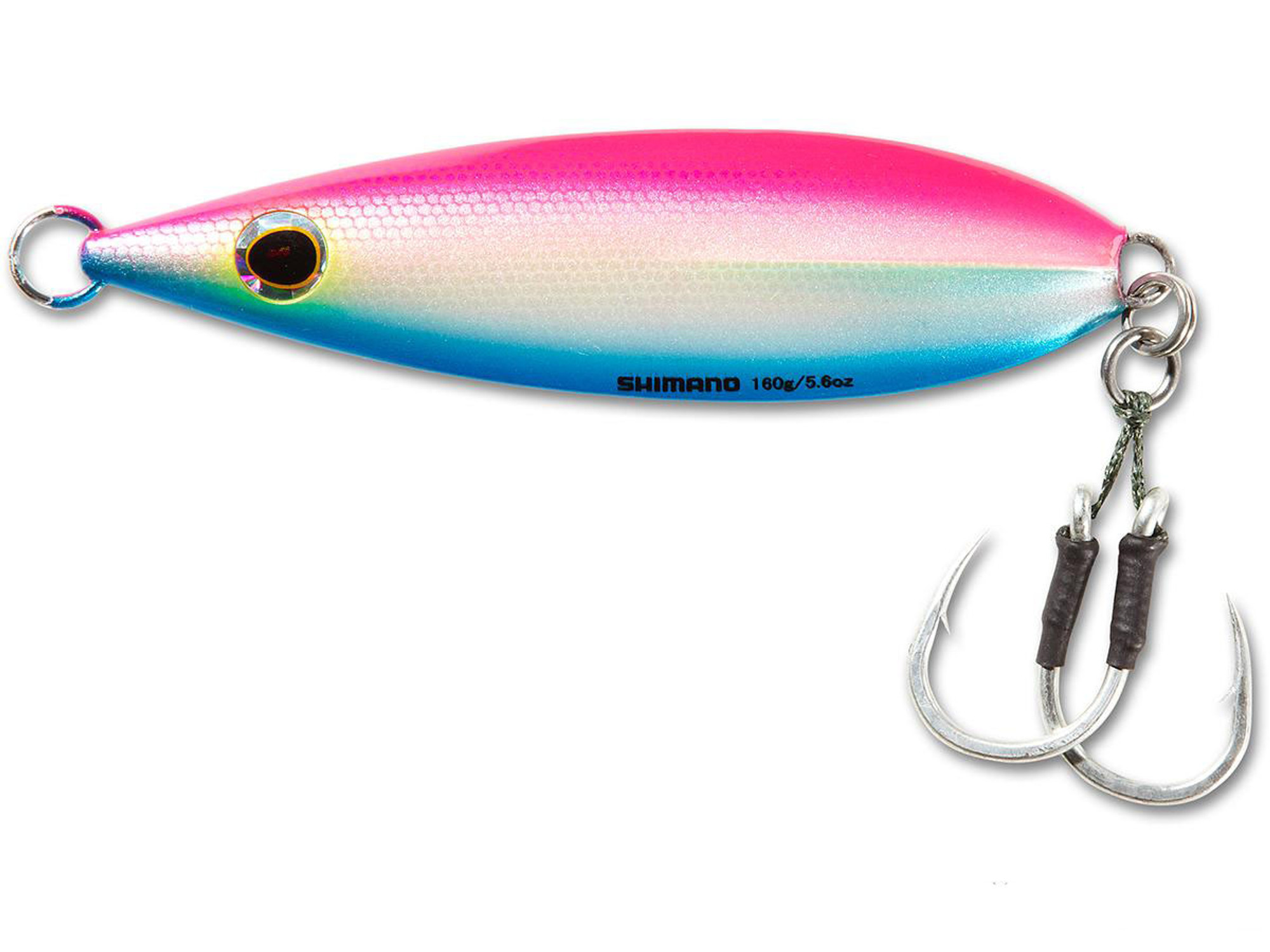 Shimano Butterfly Flat Fall Jig (Color: Pink Blue / 160g)