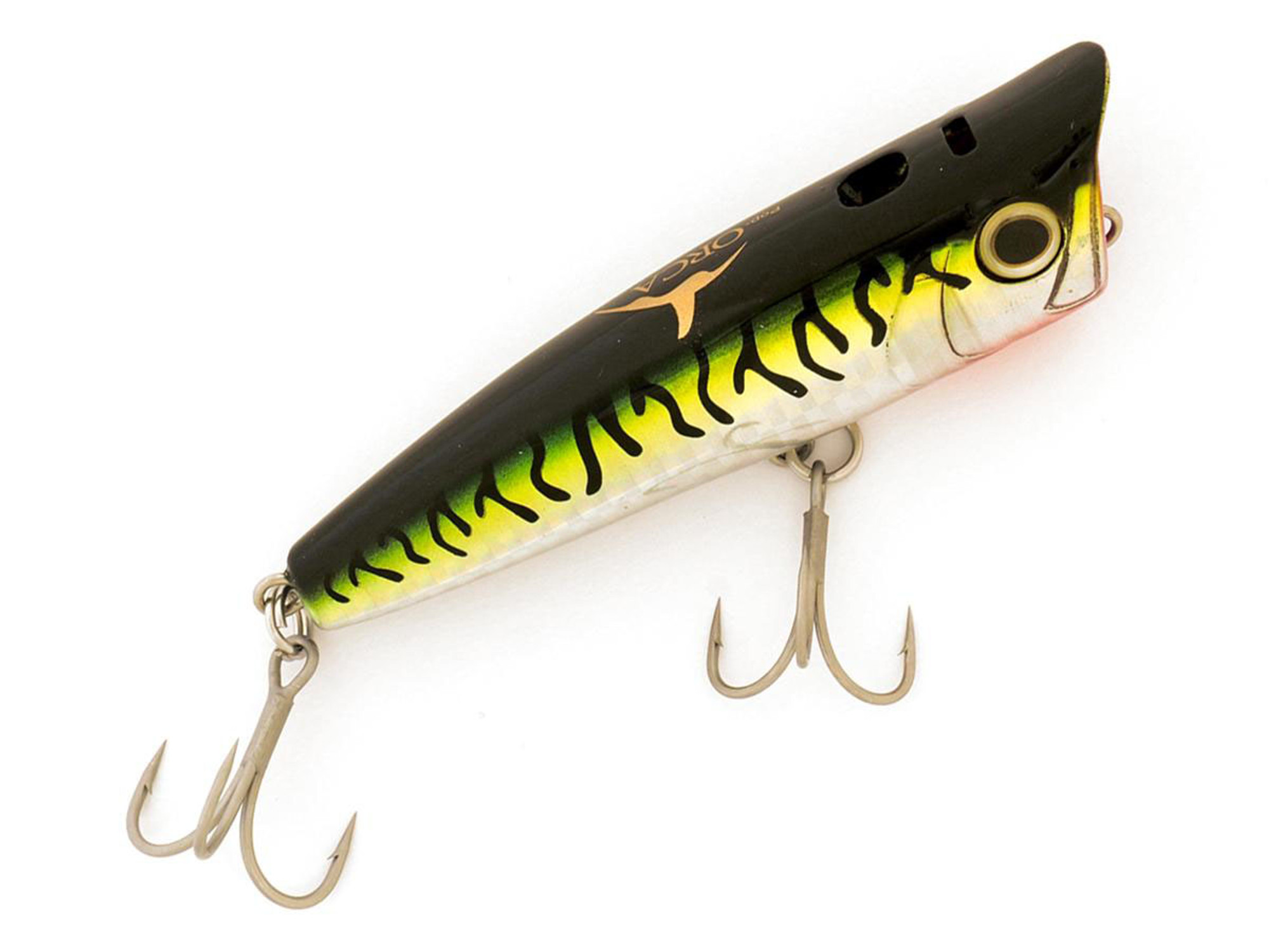 Shimano Pop Orca Floating Topwater Jig w/ Bubble Chamber (Model: 90mm / Green Mackerel)