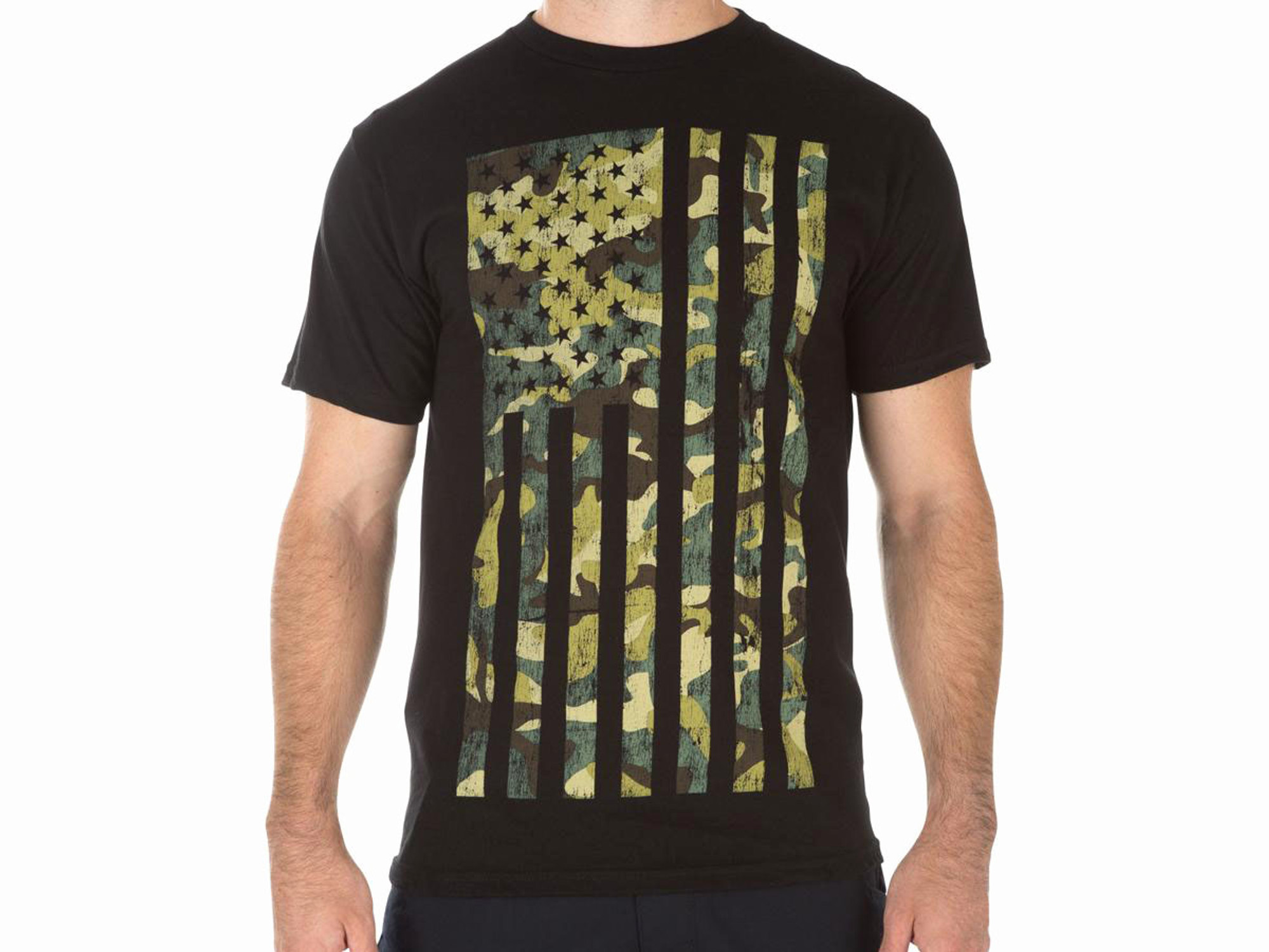 5.11 Tactical "Camo Flag" Tee - Black