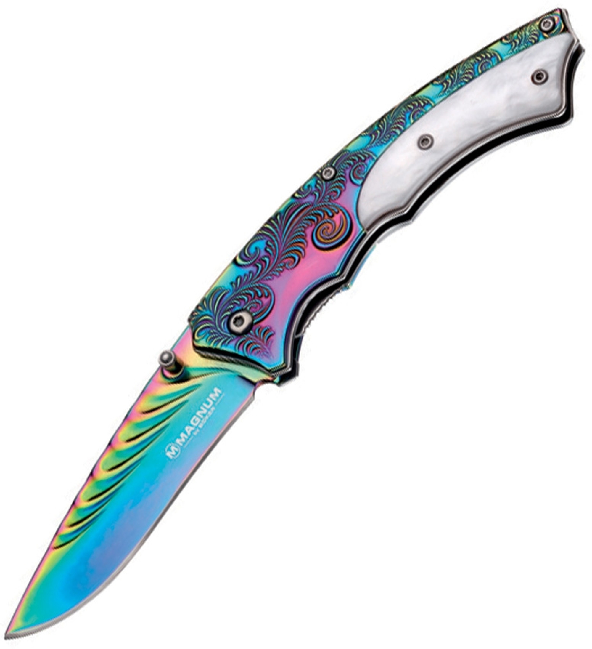 Pearl Rainbow Linerlock