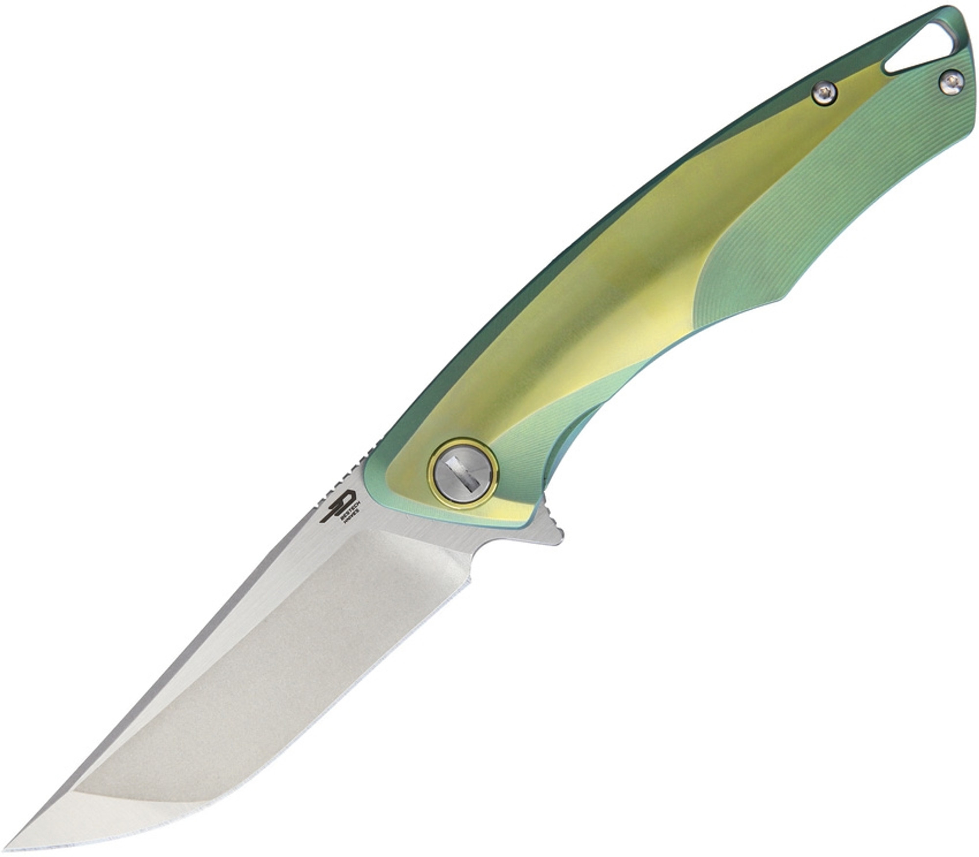 DOLPHIN Framelock Green/Gold