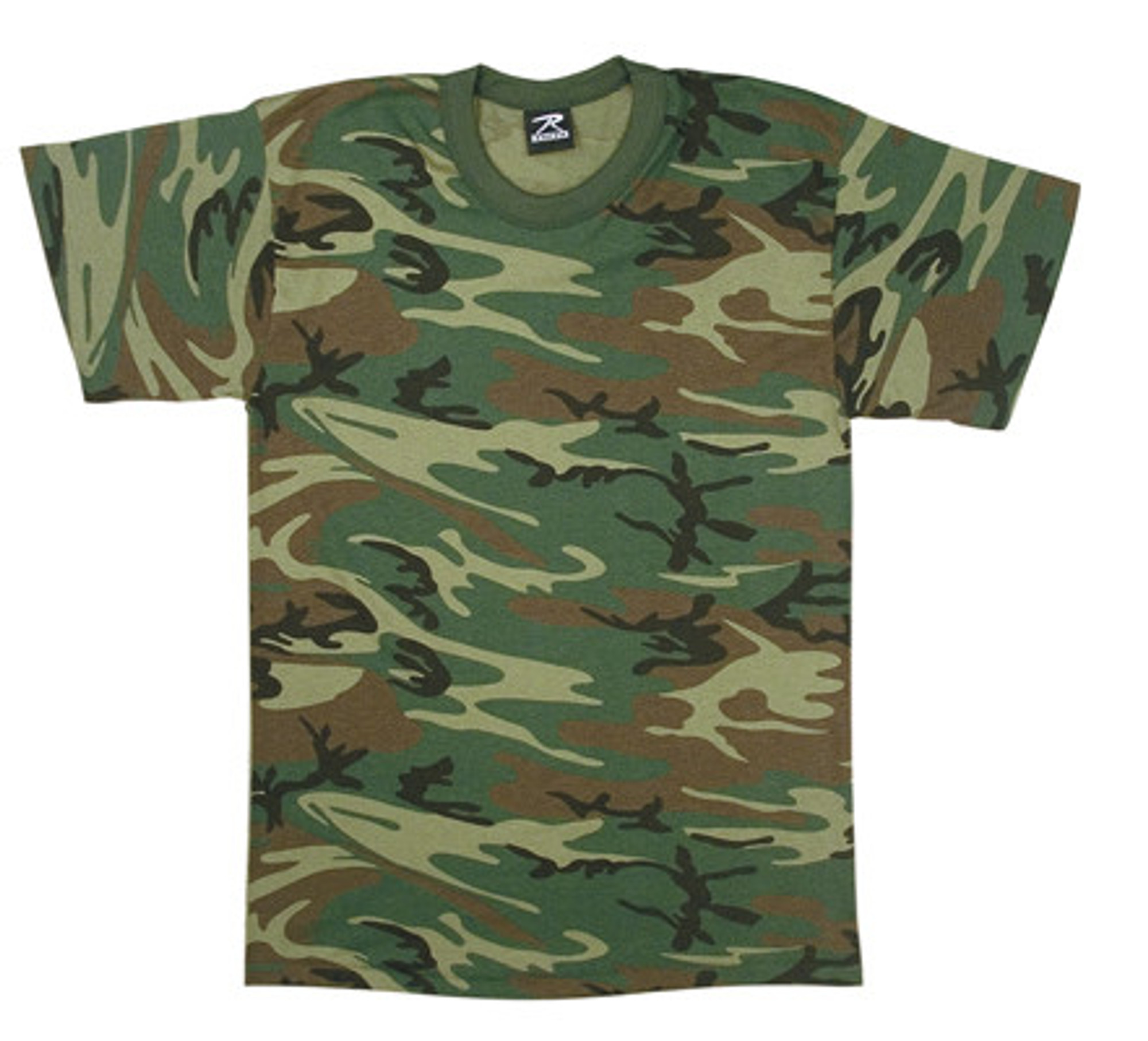 Rothco Kids Woodland Camo Heavyweight T-Shirt - Woodland Camo