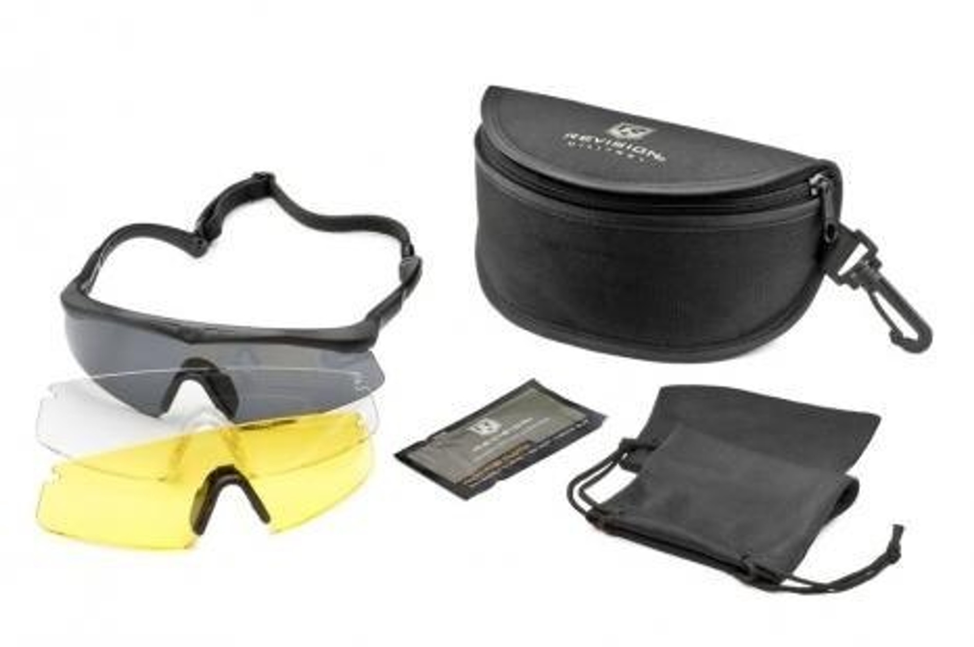 Revision Sawfly Legacy Ballistic Eyewear Deluxe Kit (Yellow, Clear & Smoke)