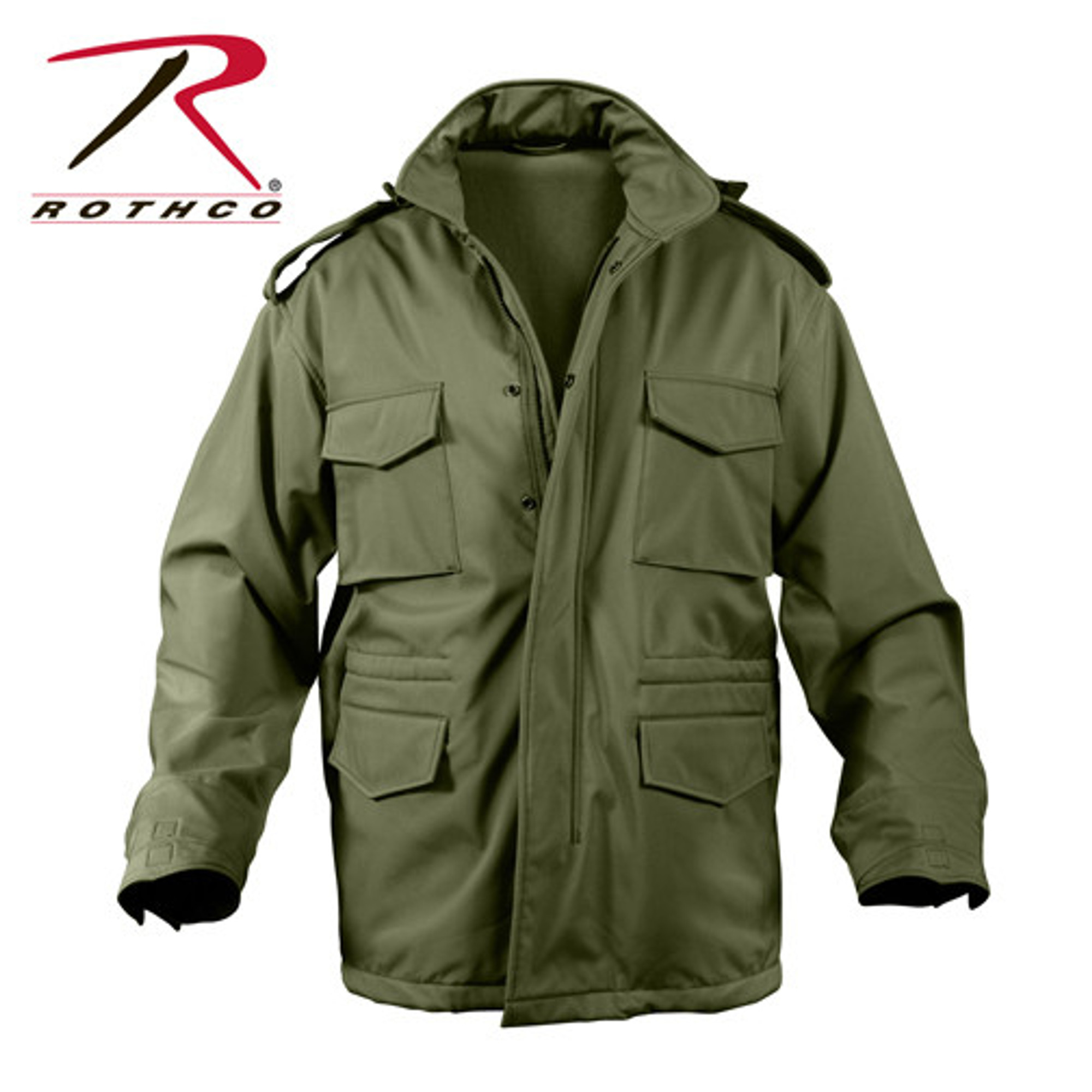 Rothco Soft Shell Tactical M-65 Jacket - Olive Drab