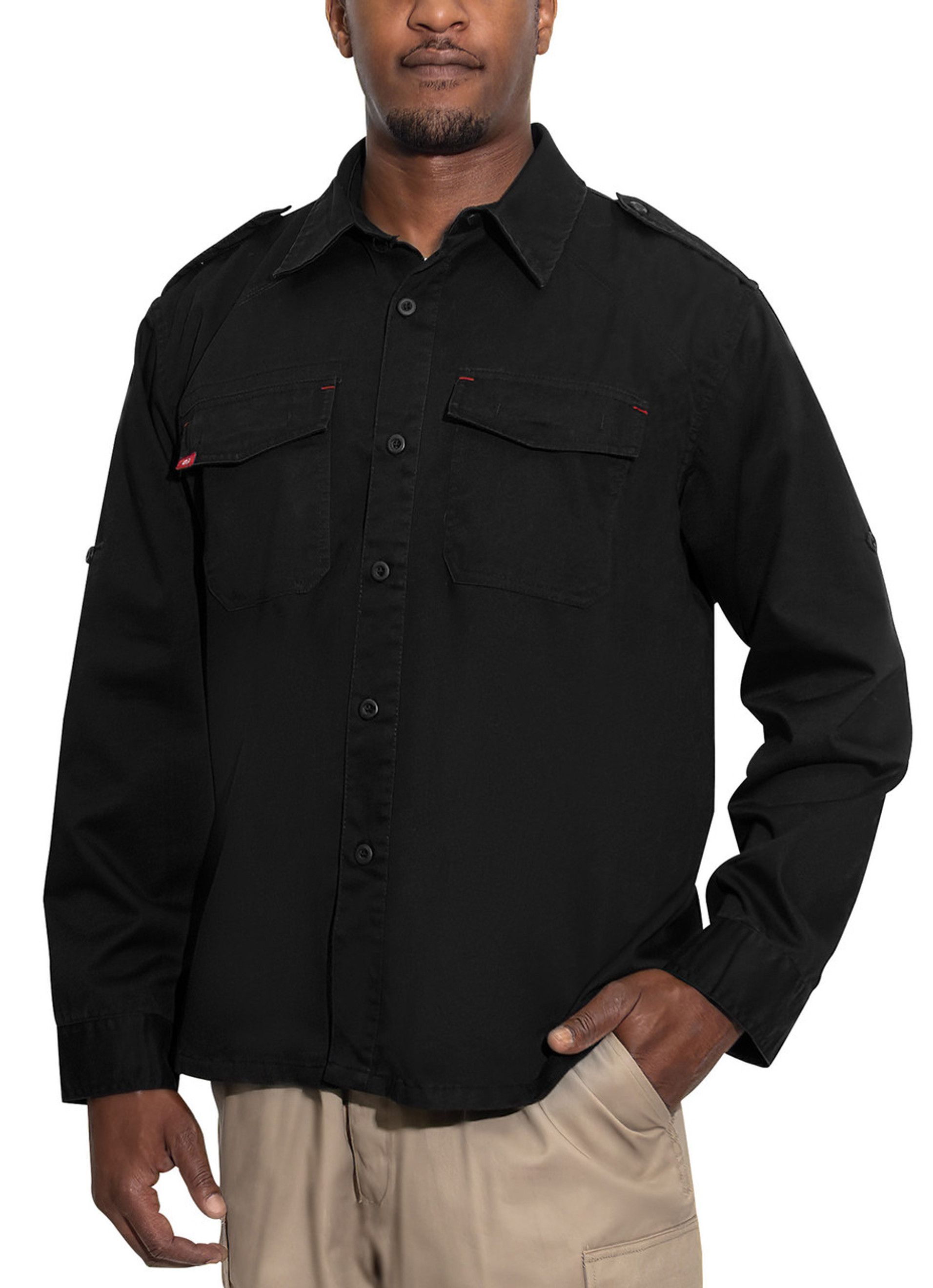 Rothco Vintage Fatigue Shirt - Black