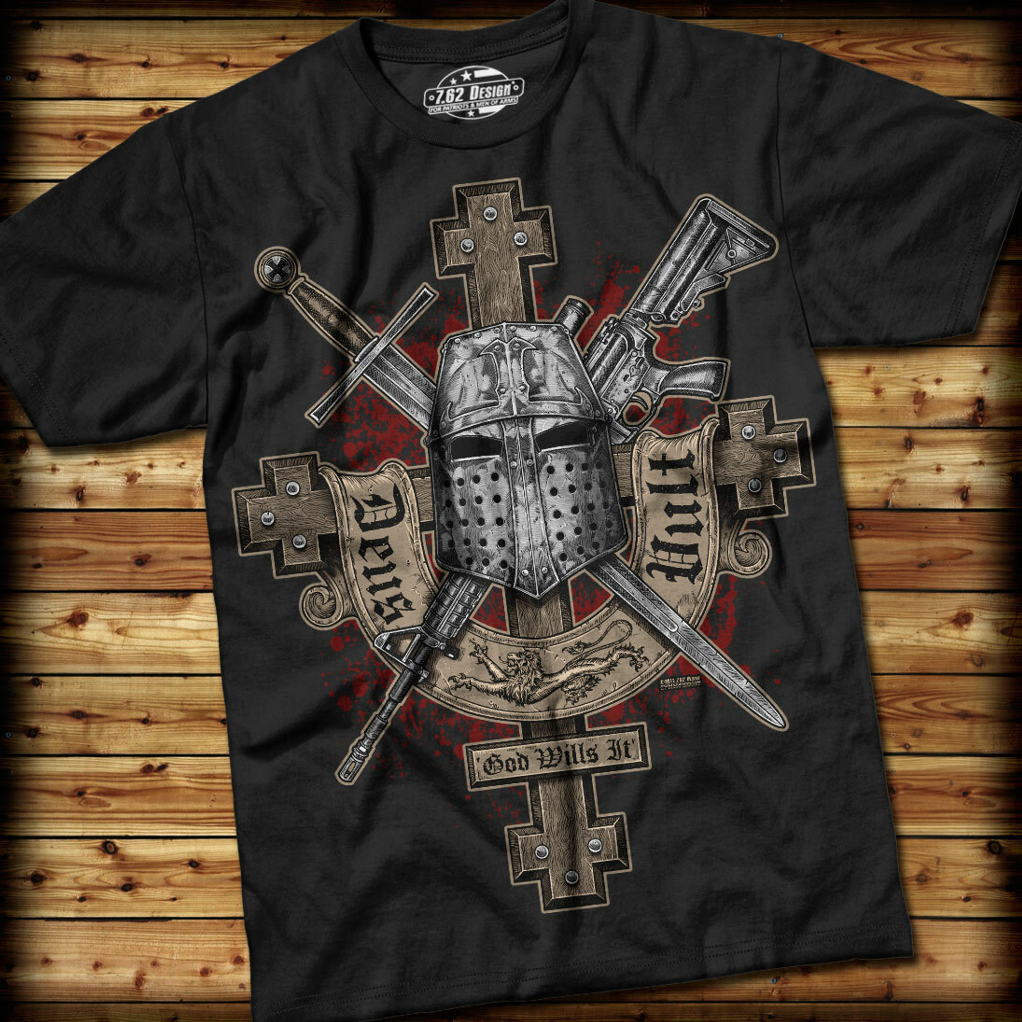 7.62 T-Shirt - Deus Vult