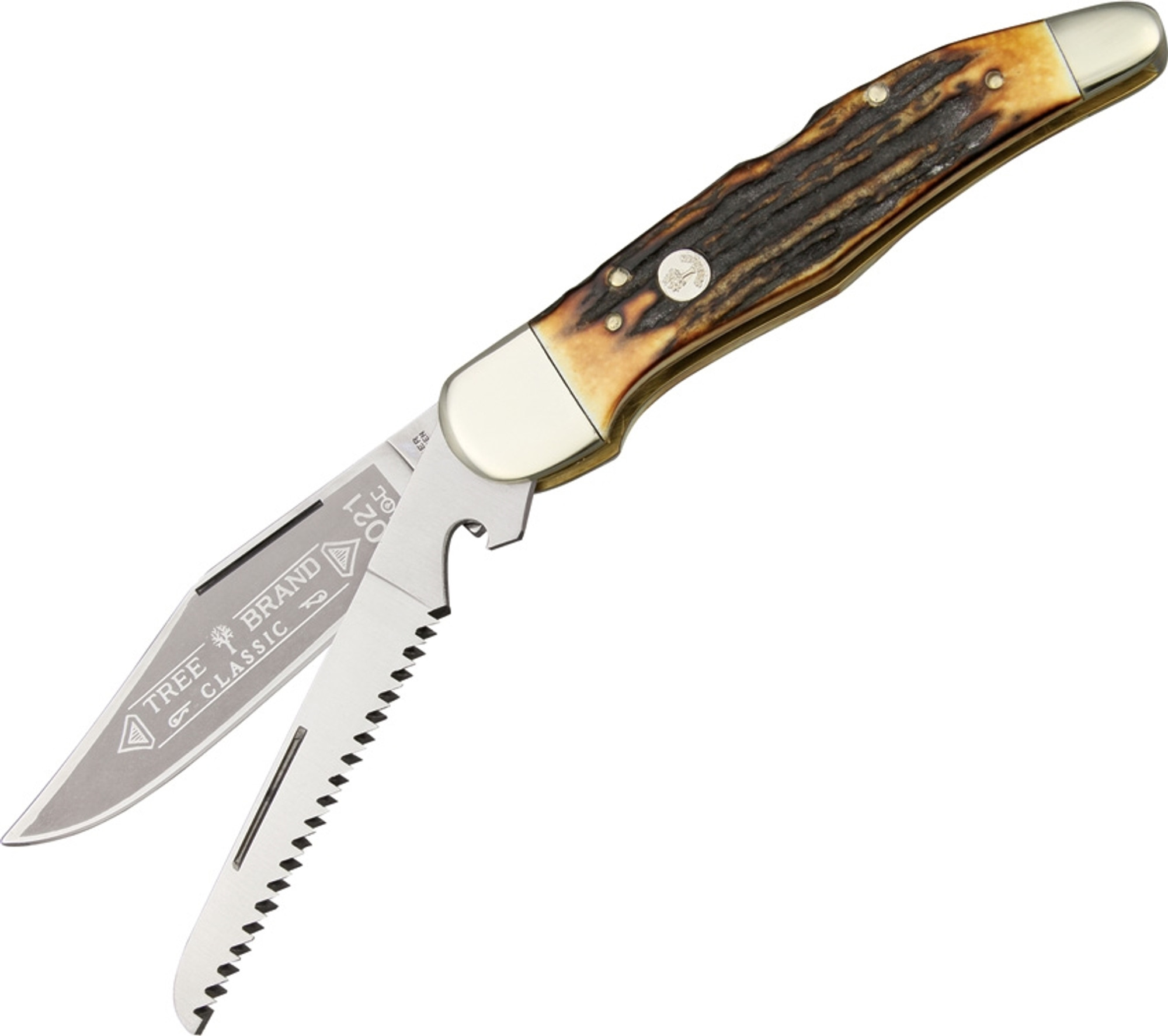 Folding Hunter Double Lockback