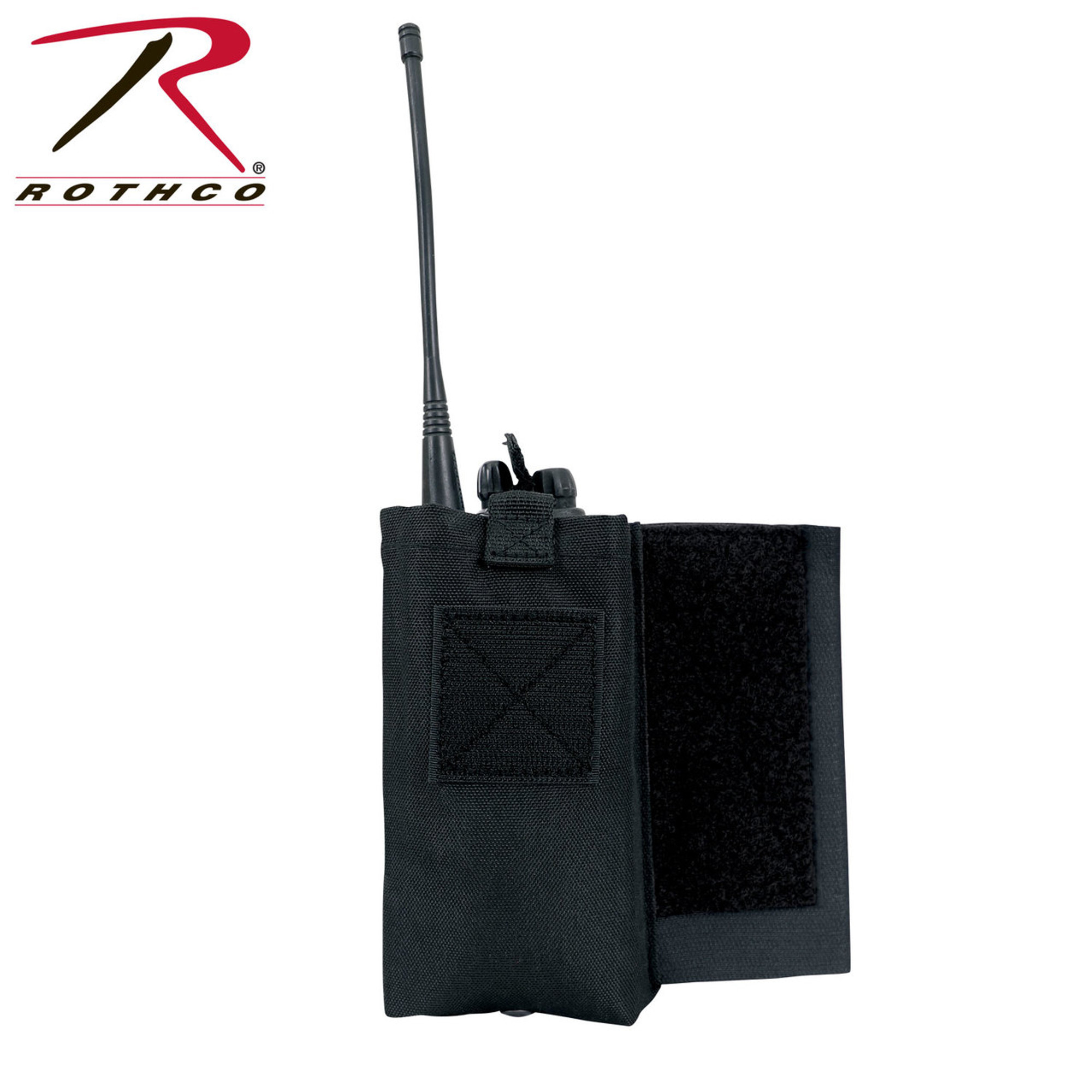 Rothco LACV Side Radio Pouch Set - Black