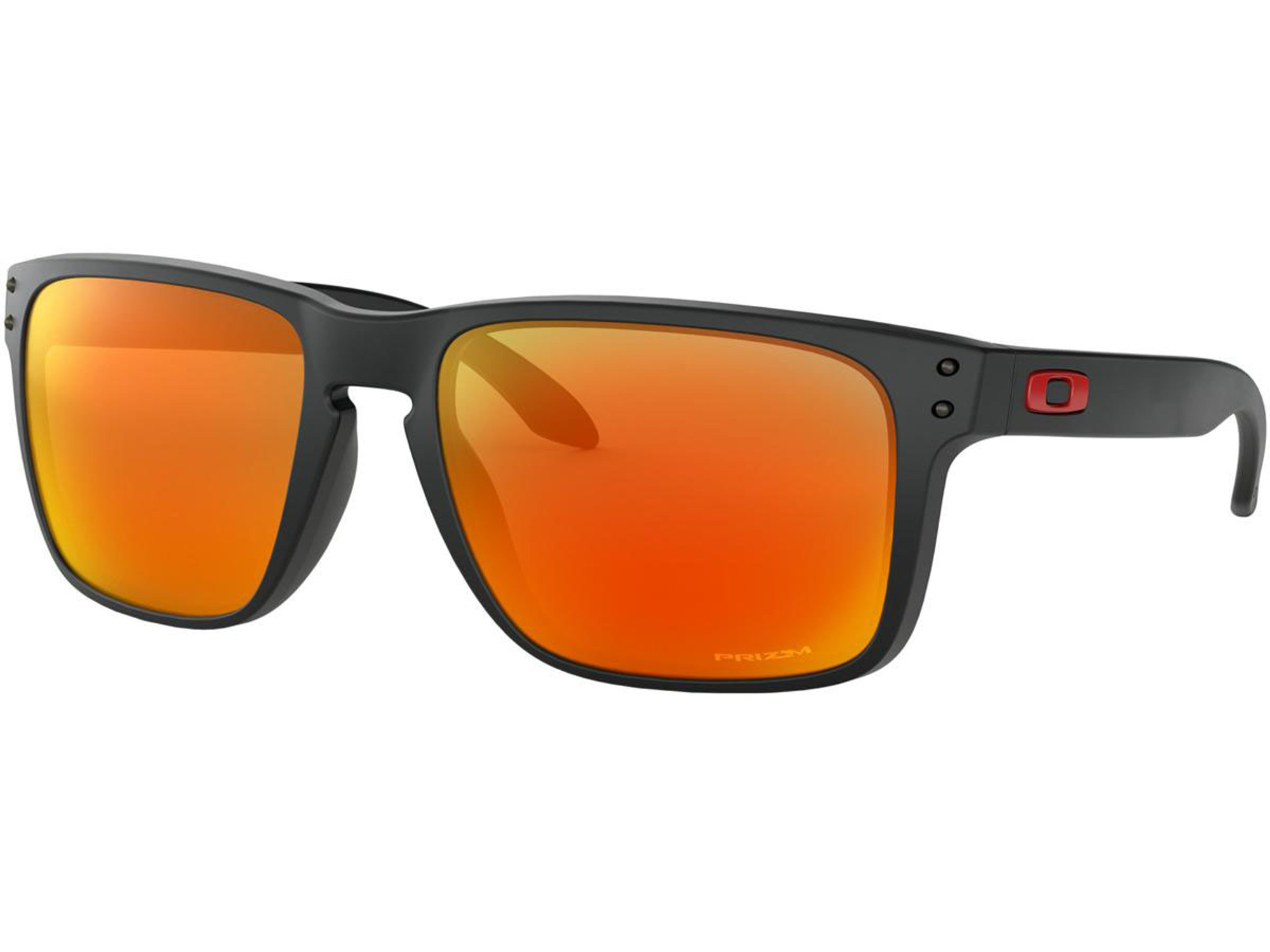 Oakley Holbrook XL Sunglasses (Color: Matte Black / PRIZM Ruby Lenses)