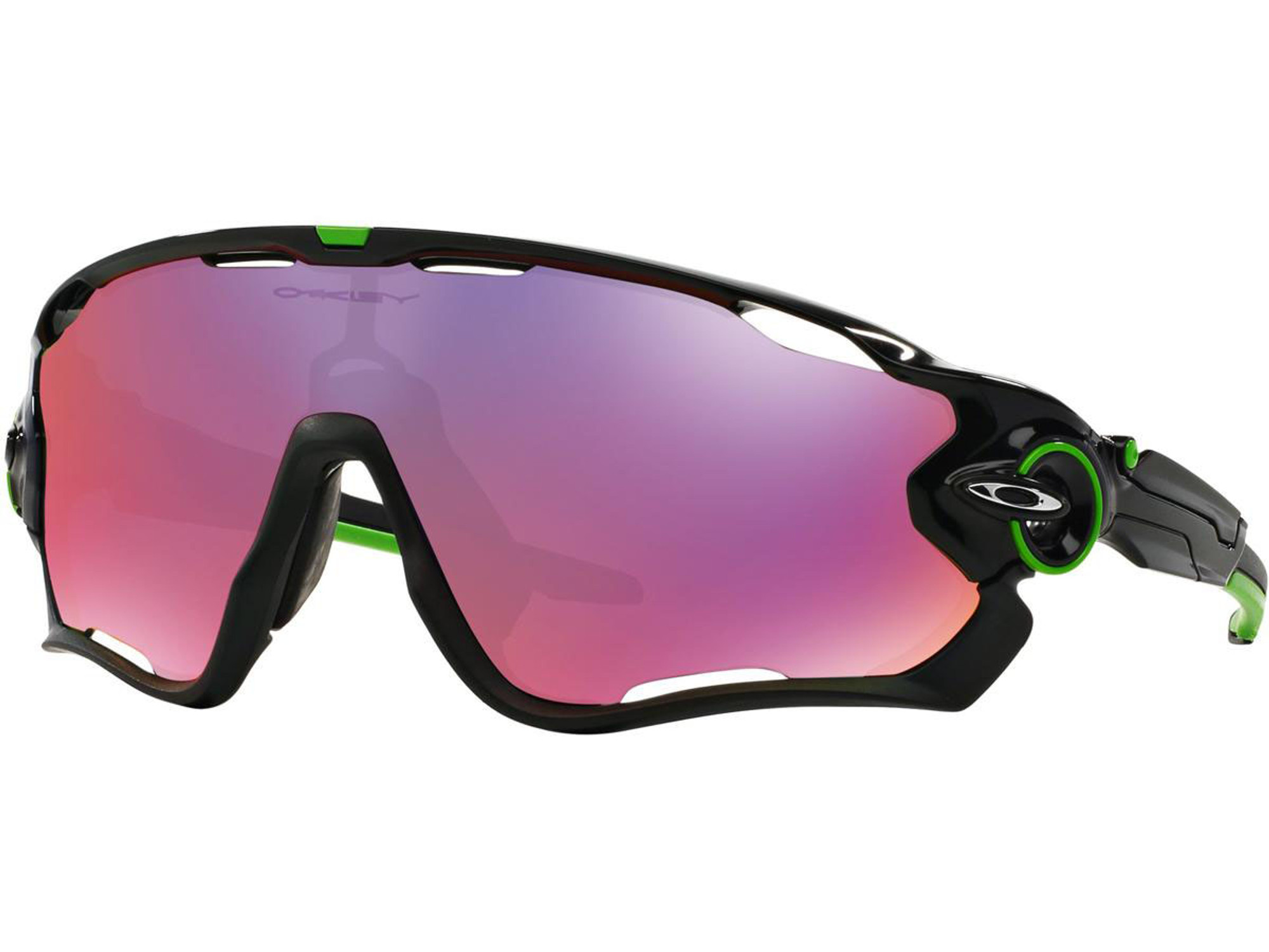 Oakley JawBreaker Cavendish Edition Sport Sunglasses (Color: Polished Black  / Prizm Road)