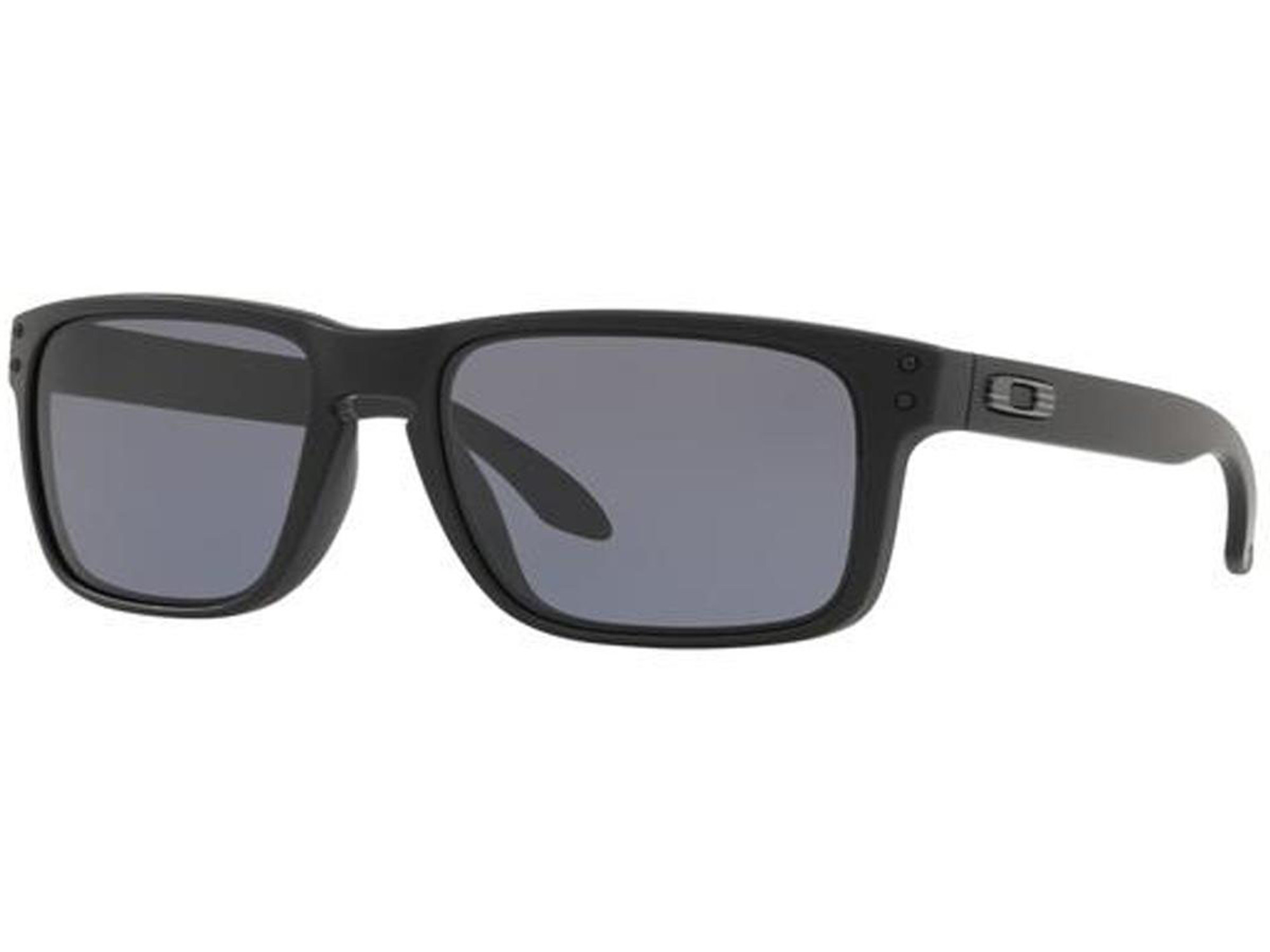 Oakley Holbrook Sunglasses (Color: Matte Black Flag Icon / Smoke Grey)