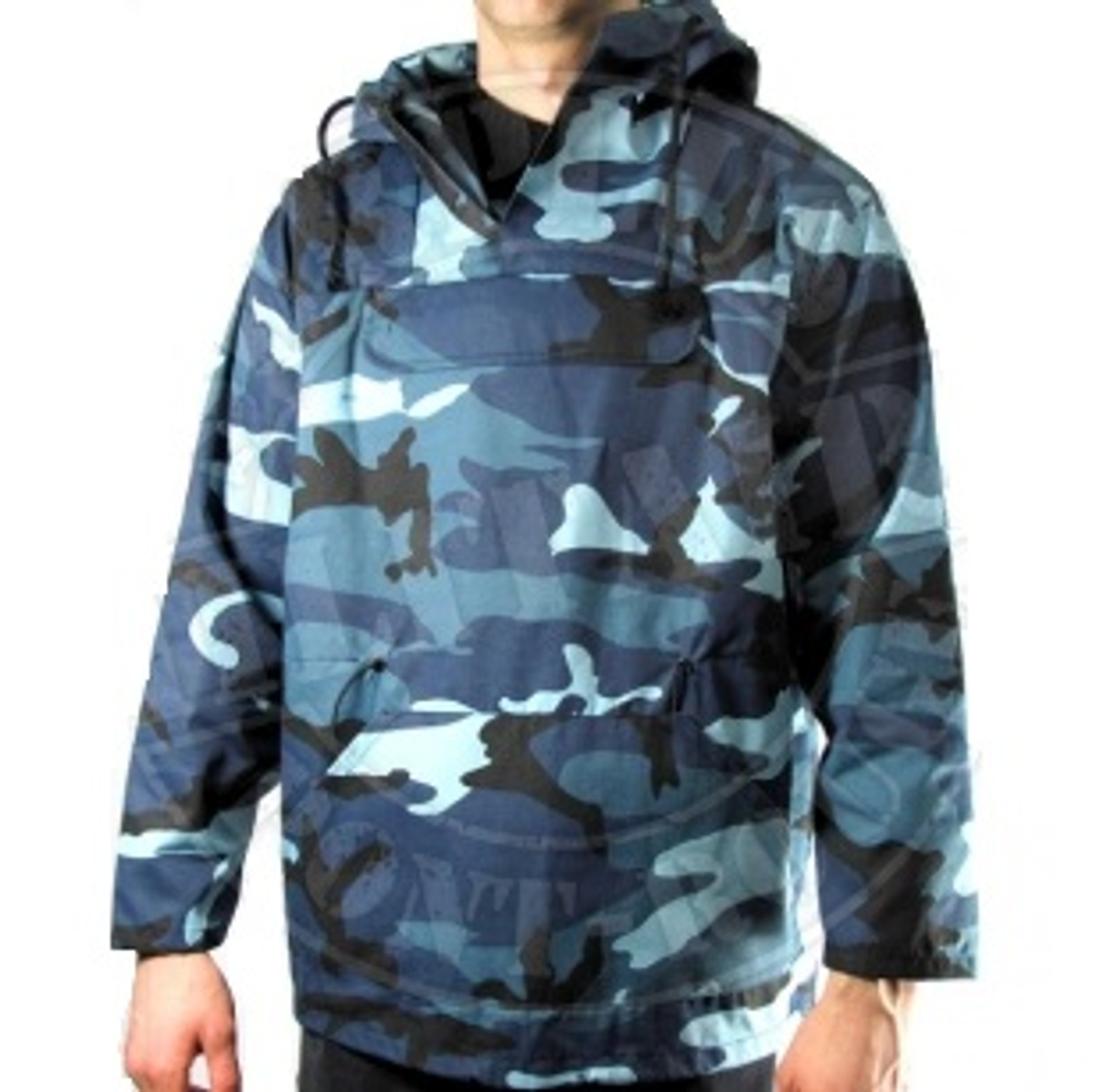 Hero Brand Anorak Combat Parka - Blue Camo