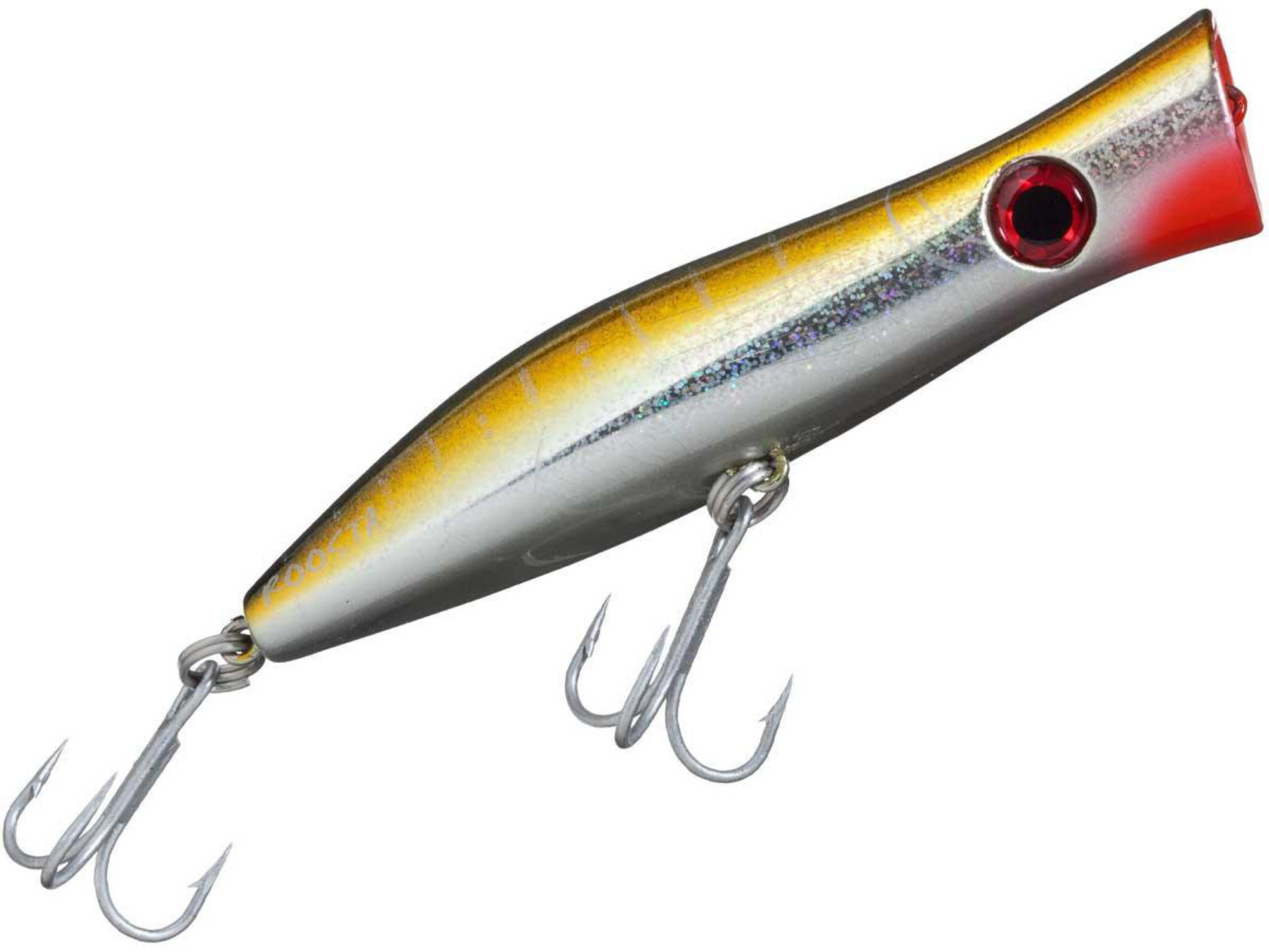 Halco Roosta Popper Hard Body Floating Lure (Size: 135 / Yellowfin)