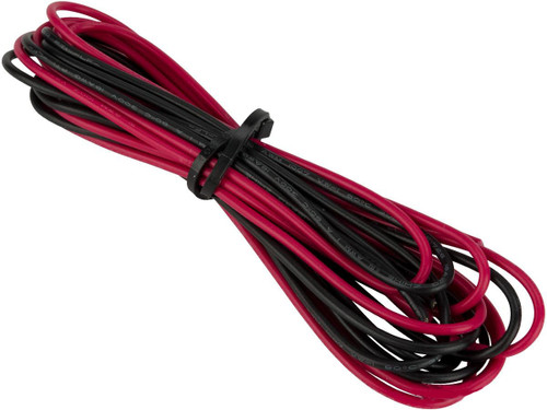 Dytac 18 AWG Silicone Wiring Set (Length: 2 Meters Red and 2 Meters Black)
