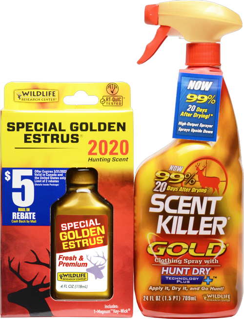 Ultimate Combo Scent Killer Gold 24 FL oz & Special Golden