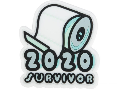 "COVID-19 Awareness" PVC Morale Patches (Style: 2020 Survivor)