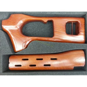 CYMA SVD Handguard & Stock Kit for SVD Series Airsoft AEG Sniper Rifles Real Wood Hero Outdoors