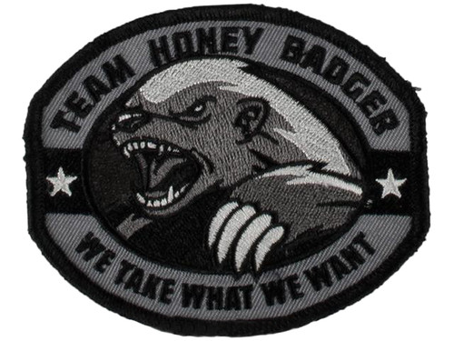 Mil-Spec Monkey "Honey Badger" Embroidered Patch - SWAT