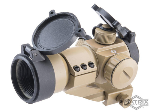 Matrix Military Type 1x30 Red & Green Dot Sight w/ QD Cantilever Mount (Color: Tan)