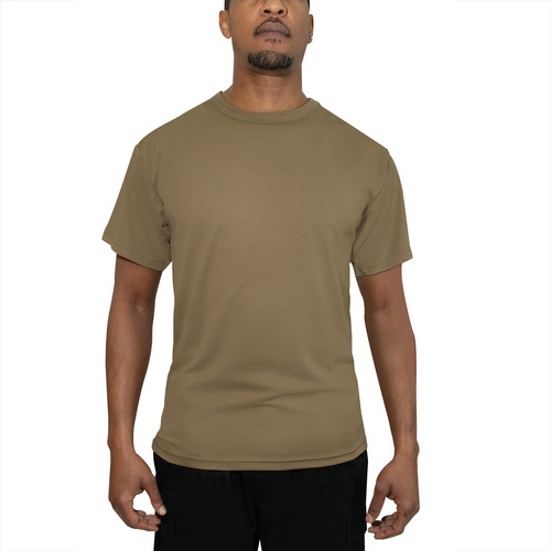 Rothco Quick Dry Moisture Wicking T-Shirt - Brown
